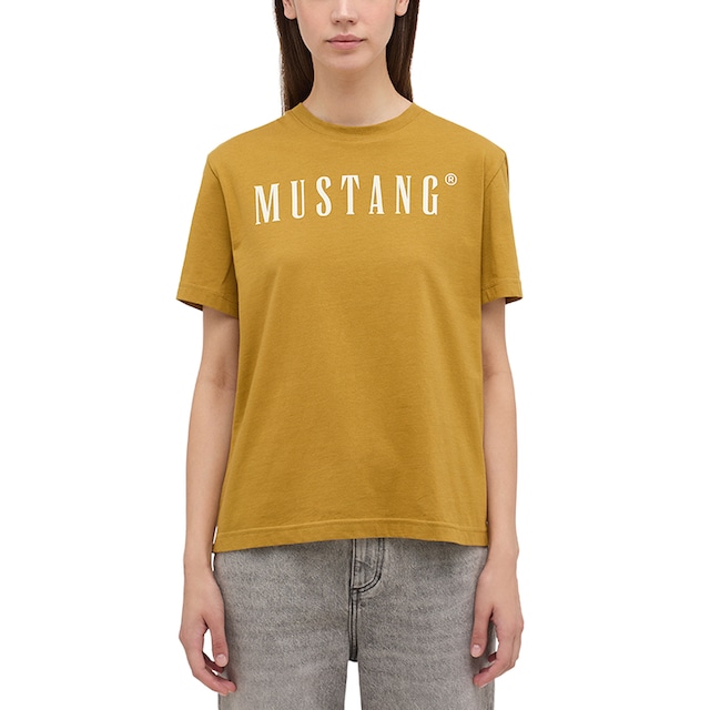 MUSTANG Kurzarmshirt bestellen online BAUR »T-Shirt« 