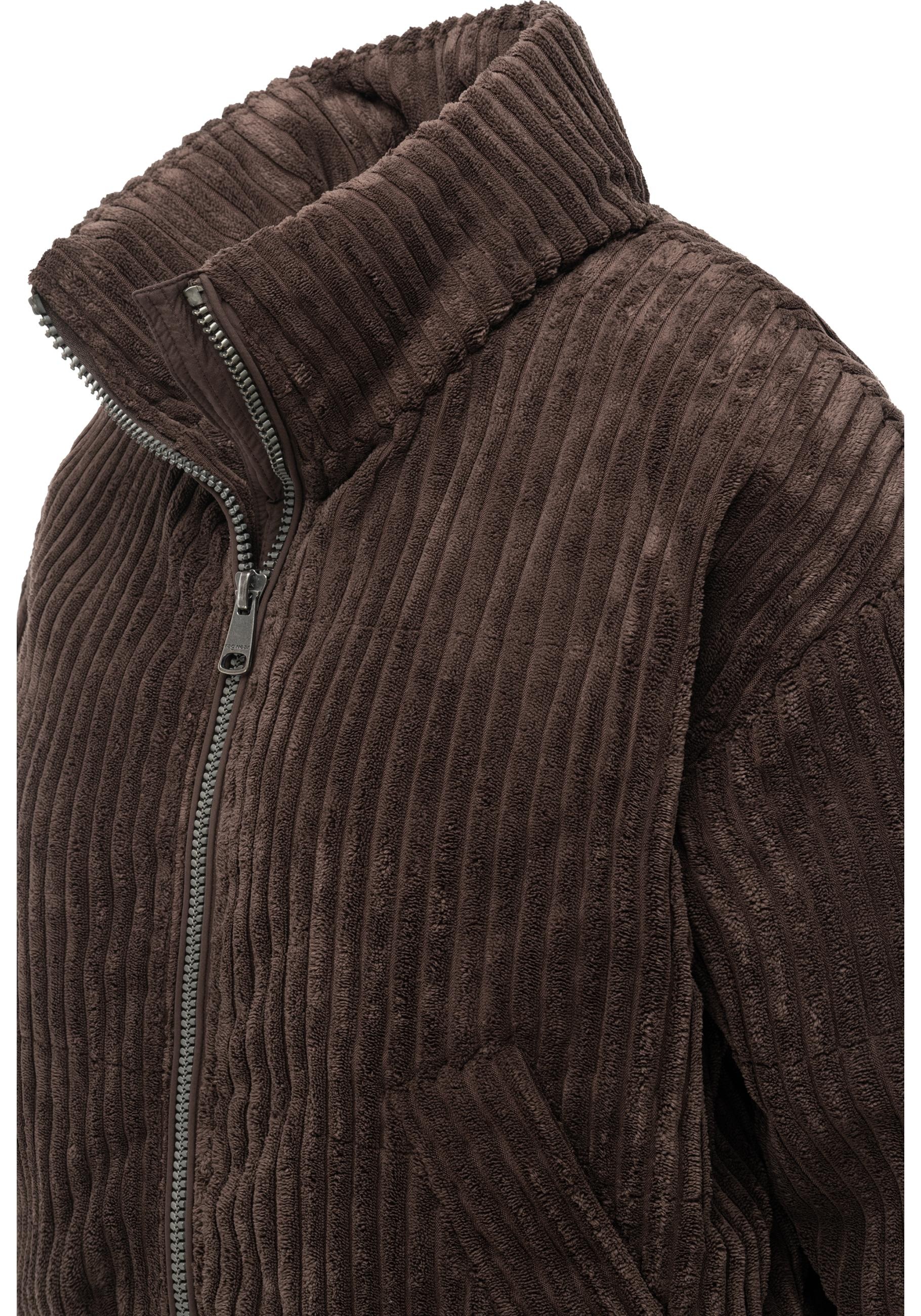 Ragwear Cordjacke »Tillie Cordy Y« ohne Kapuze Warme Damen Kordjacke mit Stehkragen