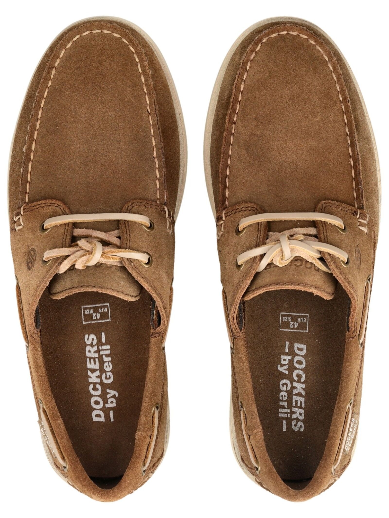 Dockers by Gerli Braun Leder Bootsschuh Gr. 44 6