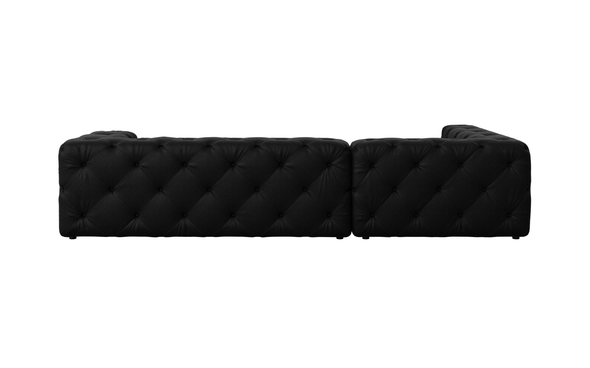 Places of Style Ecksofa »FOLLINA«, L-Form, mit klassischer Chesterfield-Knopfheftung