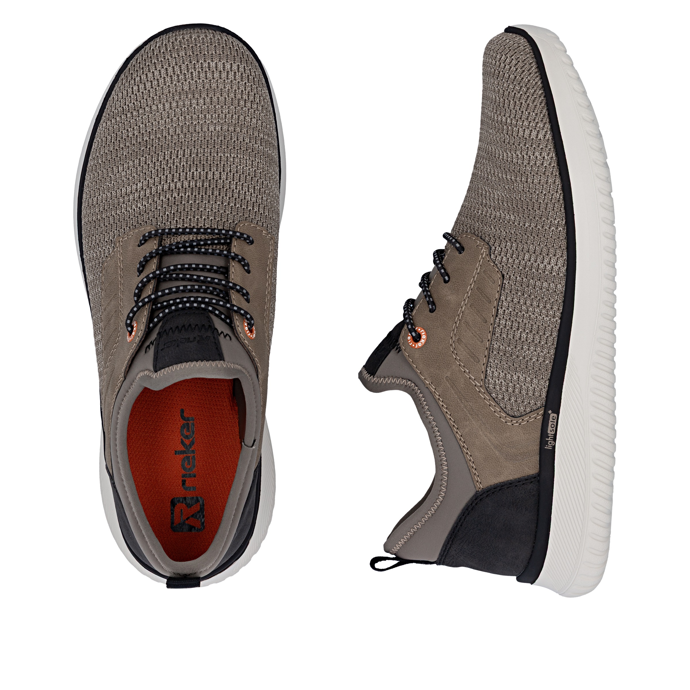 Rieker Slip-On Sneaker Slipper, Halbschuh, Freizeitschuh, Sneaker zum Schlupfen