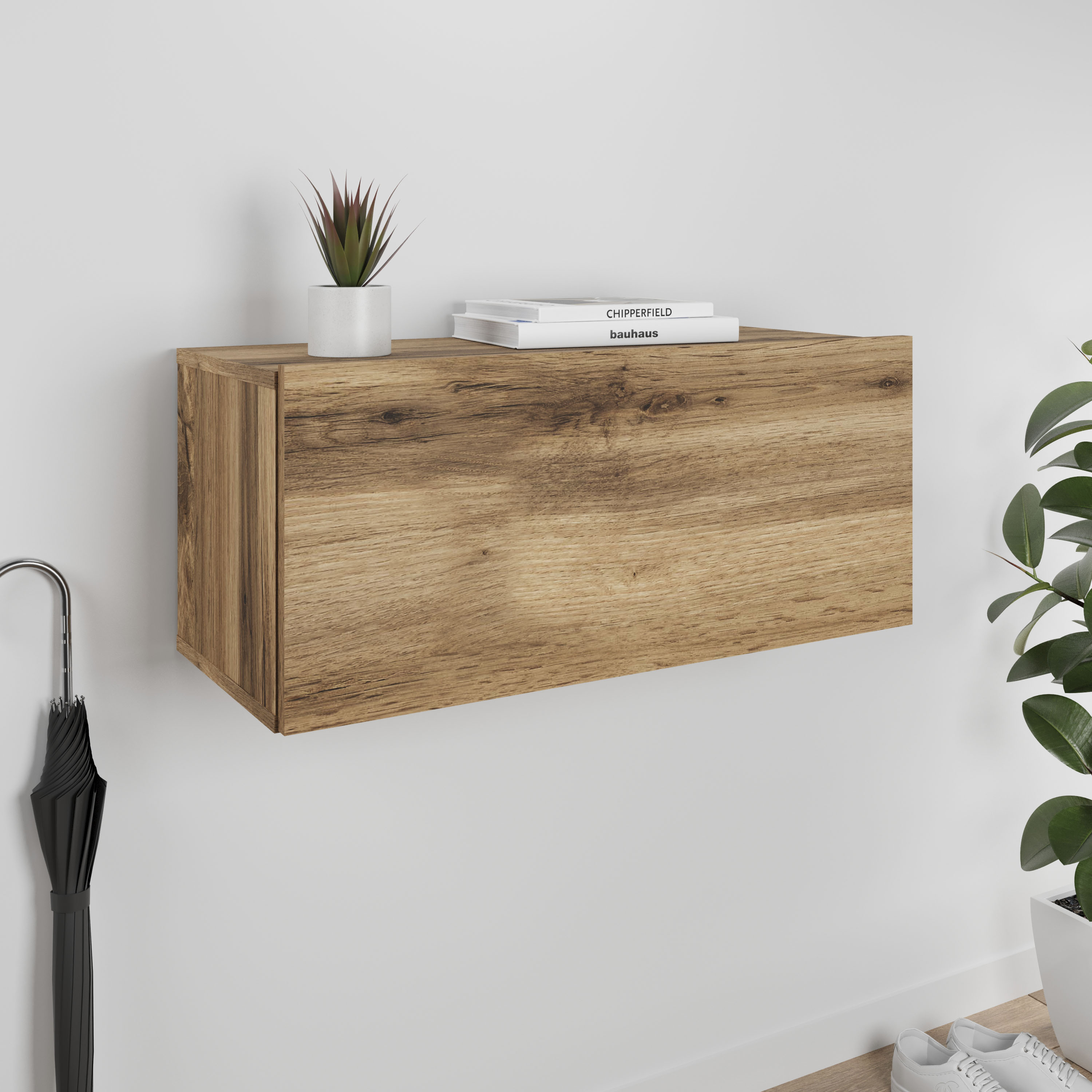 OTTO home 1100000002199 "Paris" Kleine Garderobe Wandschrank 70 cm breit, 1 Klappe