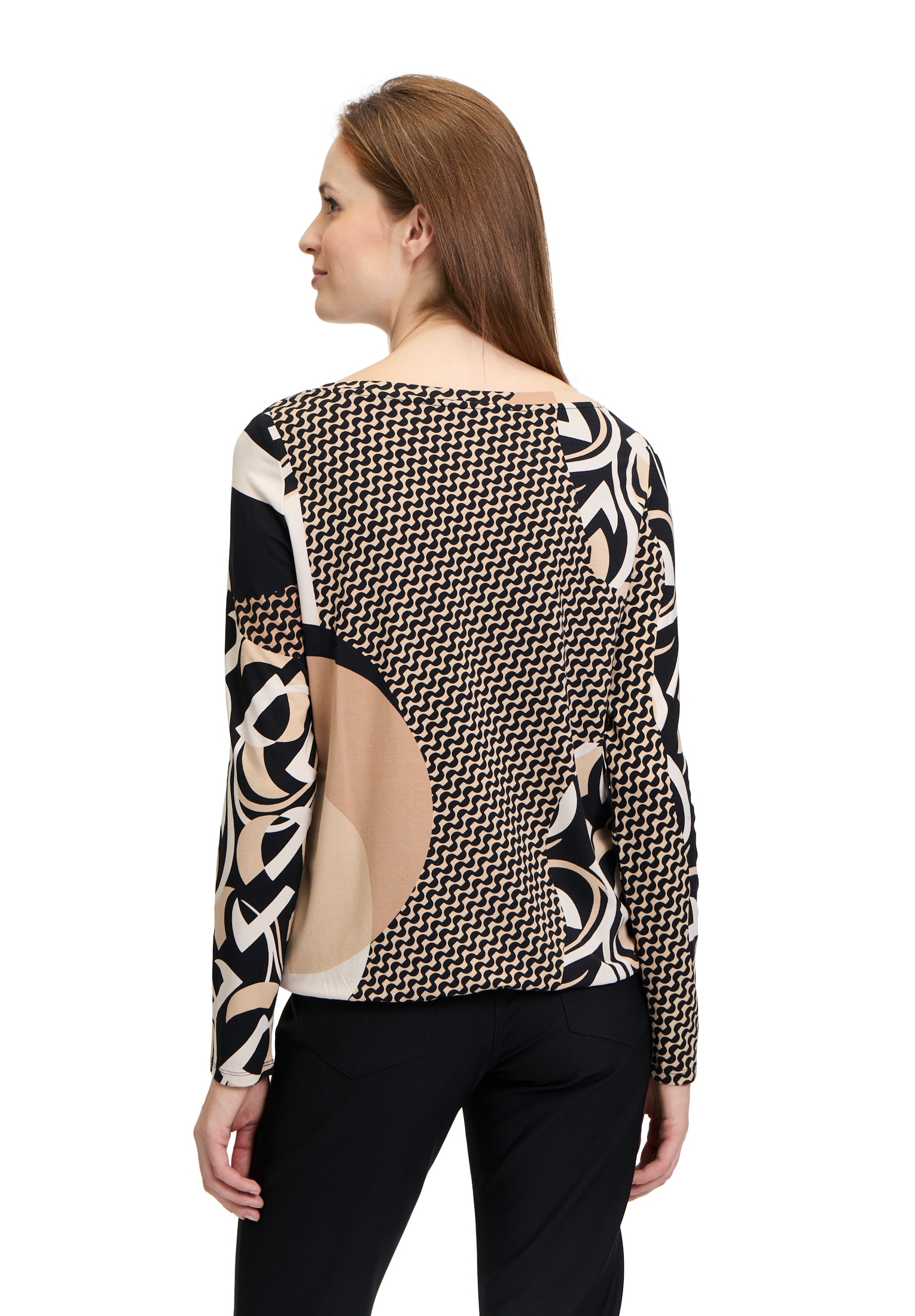 Betty Barclay Kurzarmshirt »Betty Barclay Damen Casual-Shirt mit Gummizug«, (1 tlg.), Glitzersteine