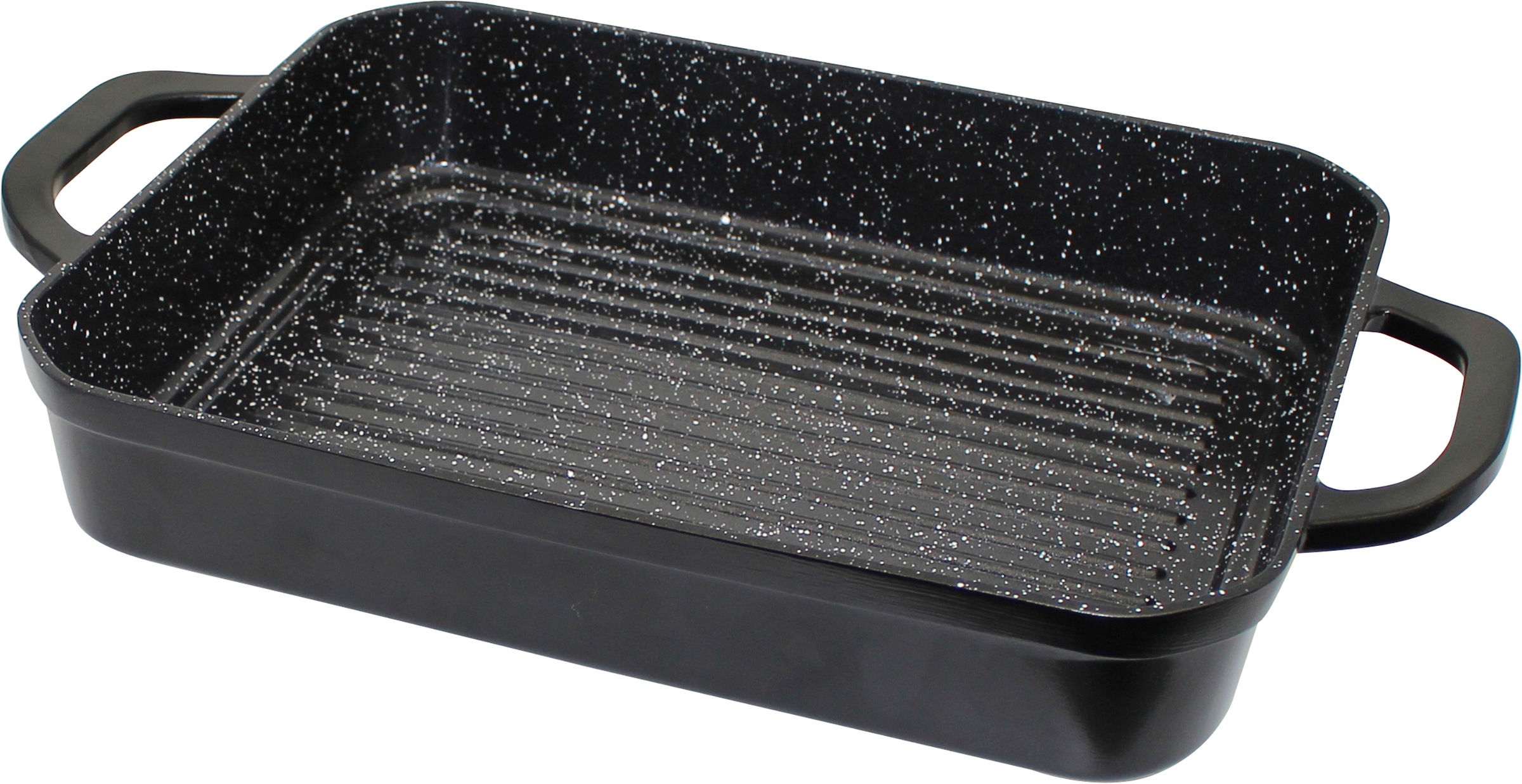 Elo Basic Auflaufform »Belugo Rechteckbräter« Aluguss 2 Stk. tlg. mit BBQ-Rillen