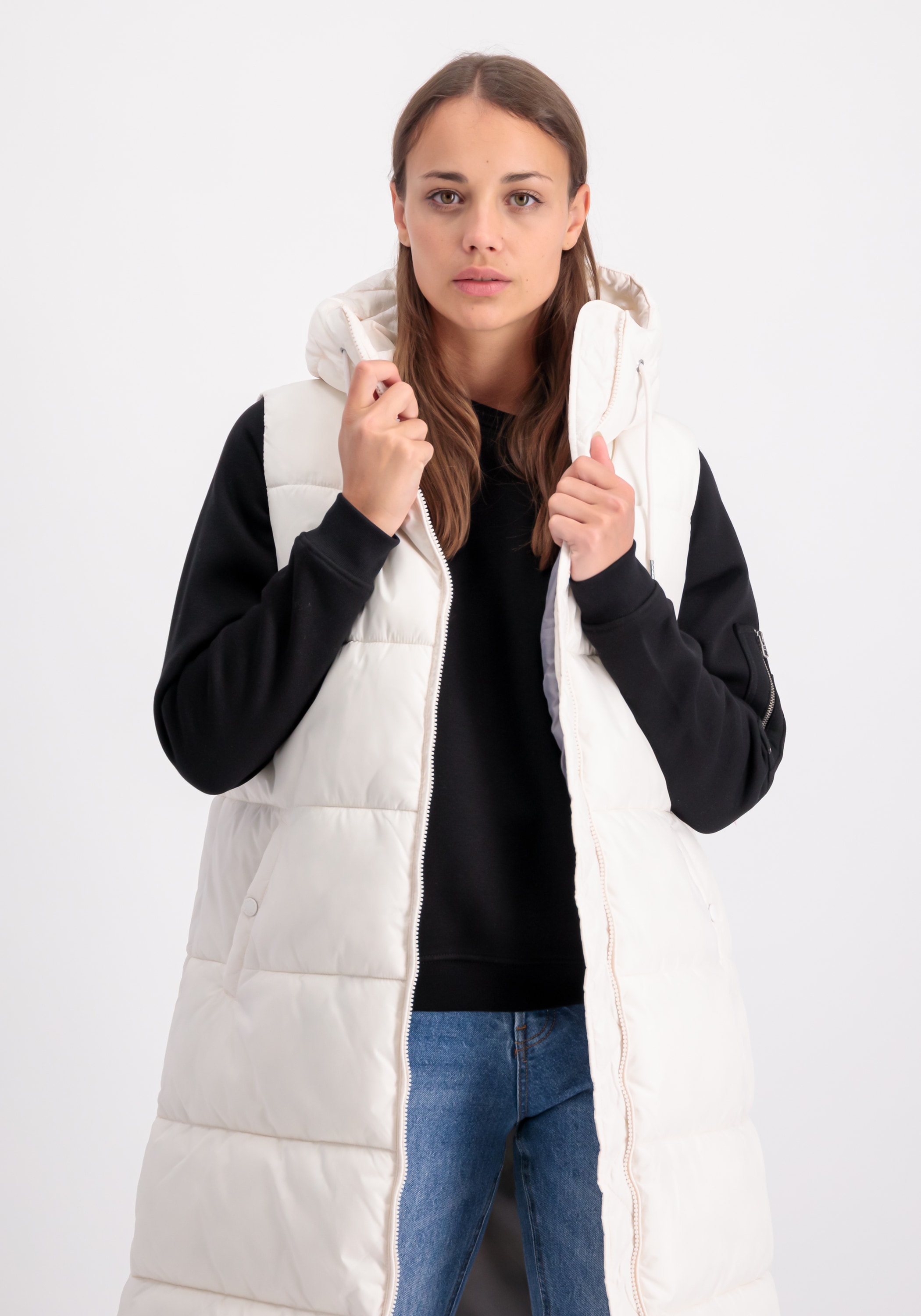 Alpha Industries Blouson "Alpha Industries Women - Vests Long Puffer Vest Women"