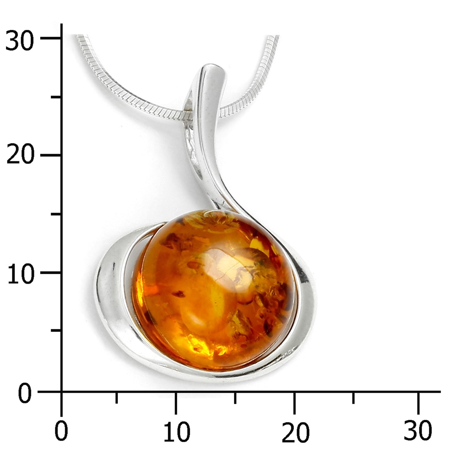 OSTSEE-SCHMUCK Kette mit Anhänger »Ostsee-Schmuck Kette mit Anhänger Leonie«, (2 tlg.)