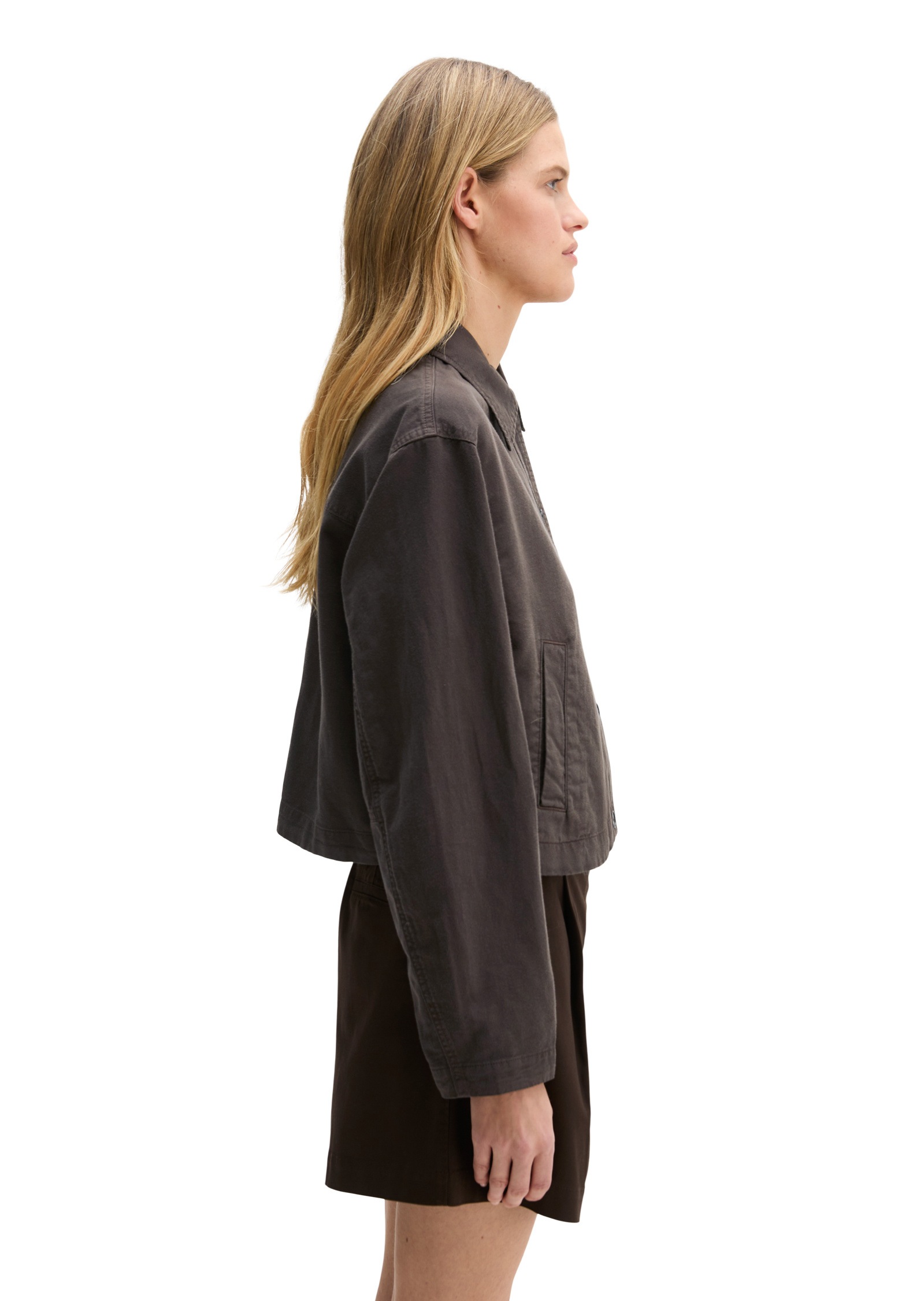 Marc OPolo Kurzjacke "aus Organic Cotton-Lyocell-Leinen-Mix" ohne Kapuze günstig online kaufen