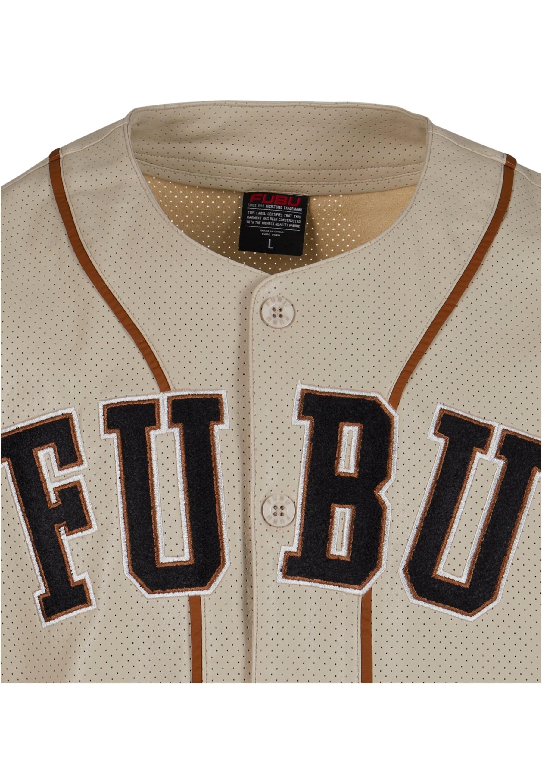 Fubu T-Shirt »Fubu Herren FM233-007-1 FUBU College Leather Baseball Jersey«