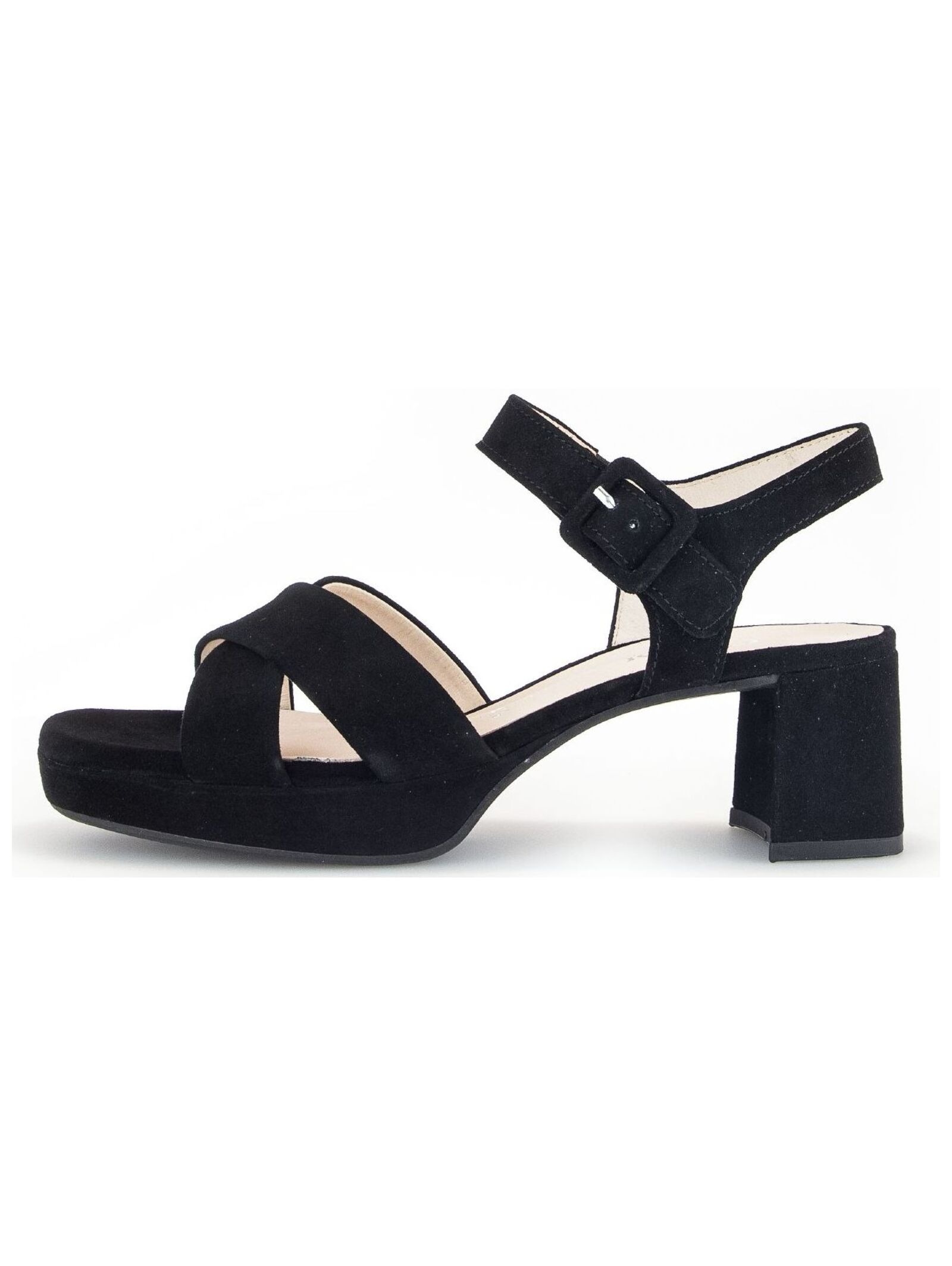 Gabor Comfort Riemchensandale "Gabor Comfort Sandalen Veloursleder" günstig online kaufen