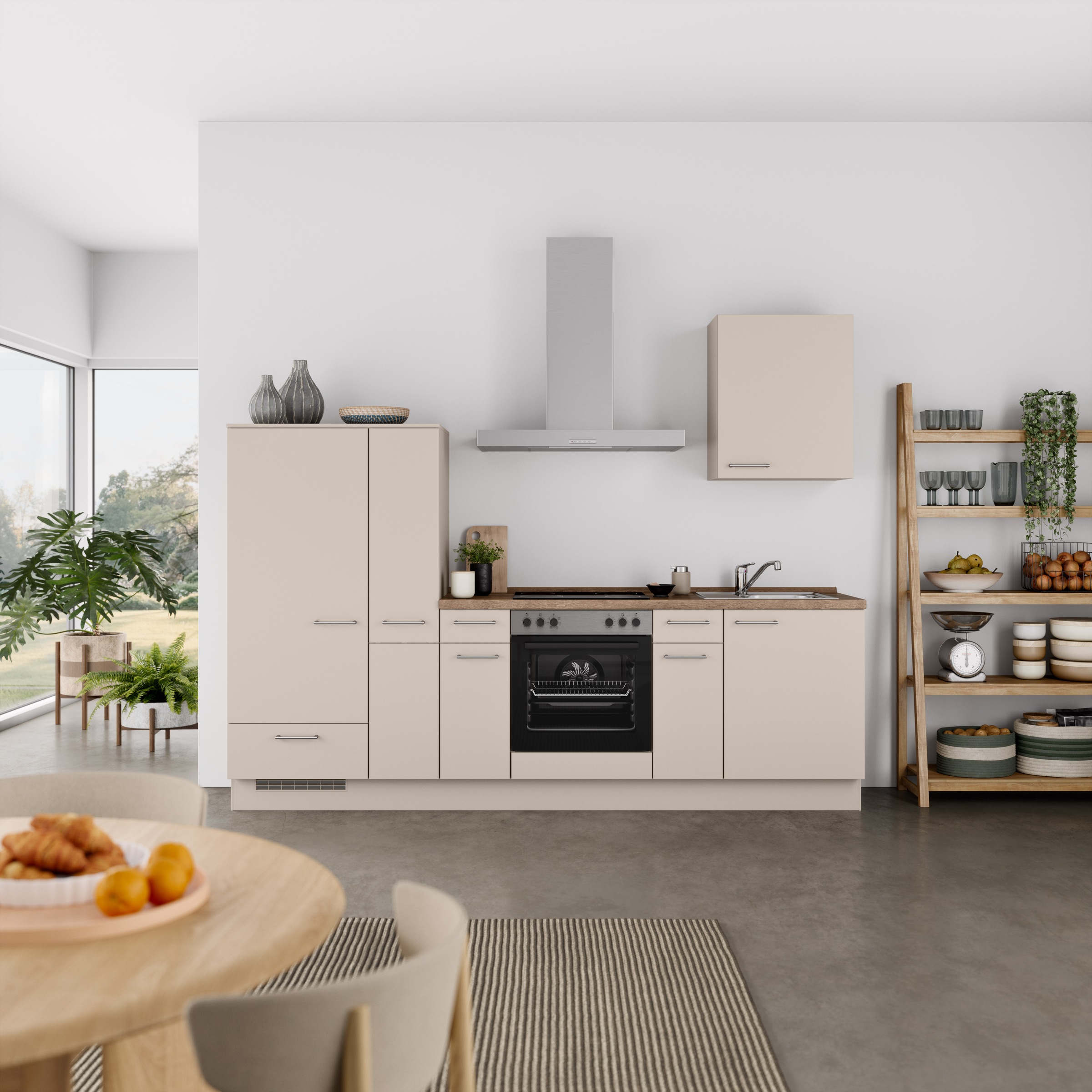 nobilia Küchenzeile ""Laser I", Ausrichtung wählbar, Breite 270 cm" vormont günstig online kaufen