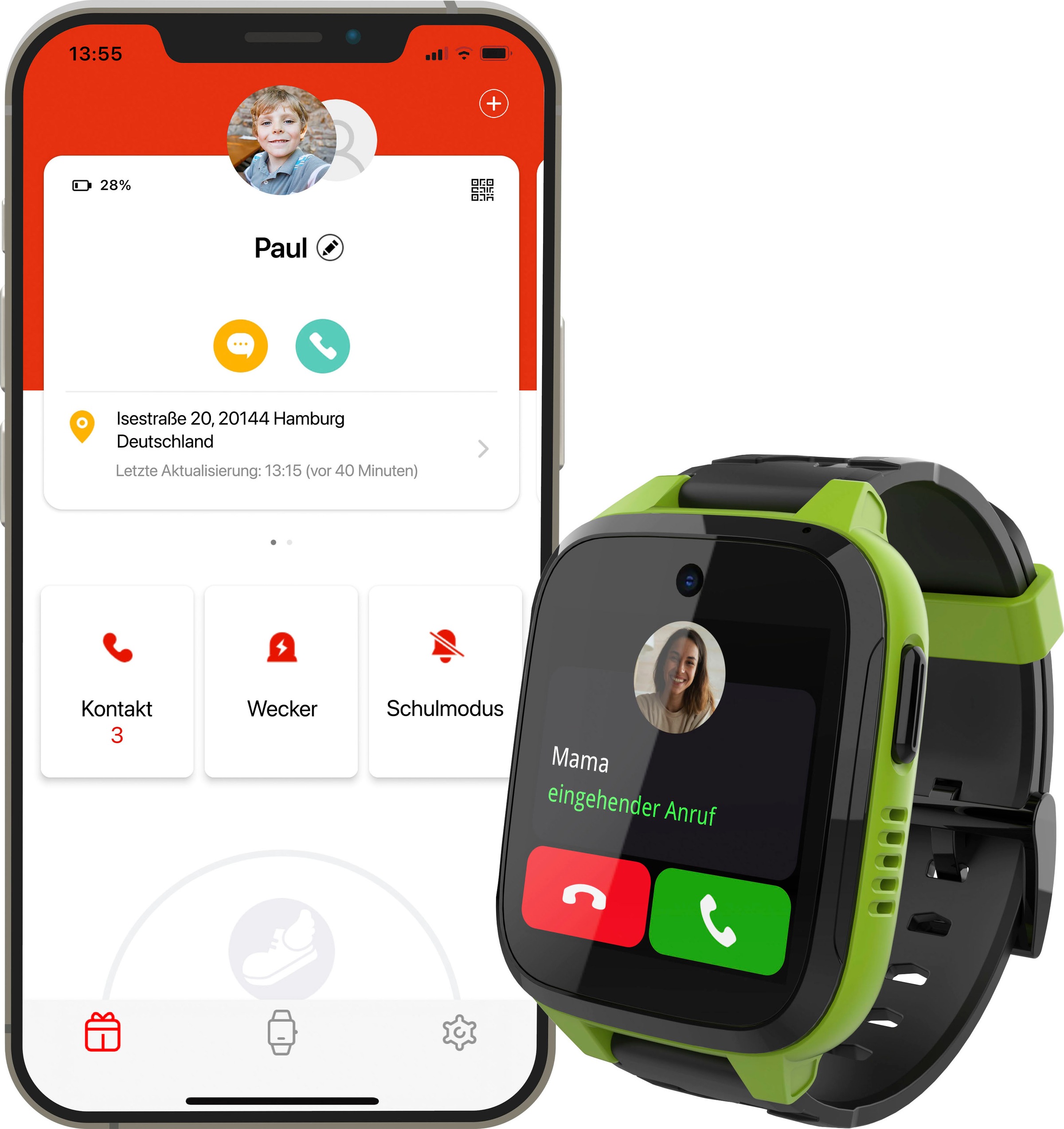 Xplora Smartwatch »XGO3«, (3,3 cm / 1,3 Zoll), RTOS, 128 GB,)