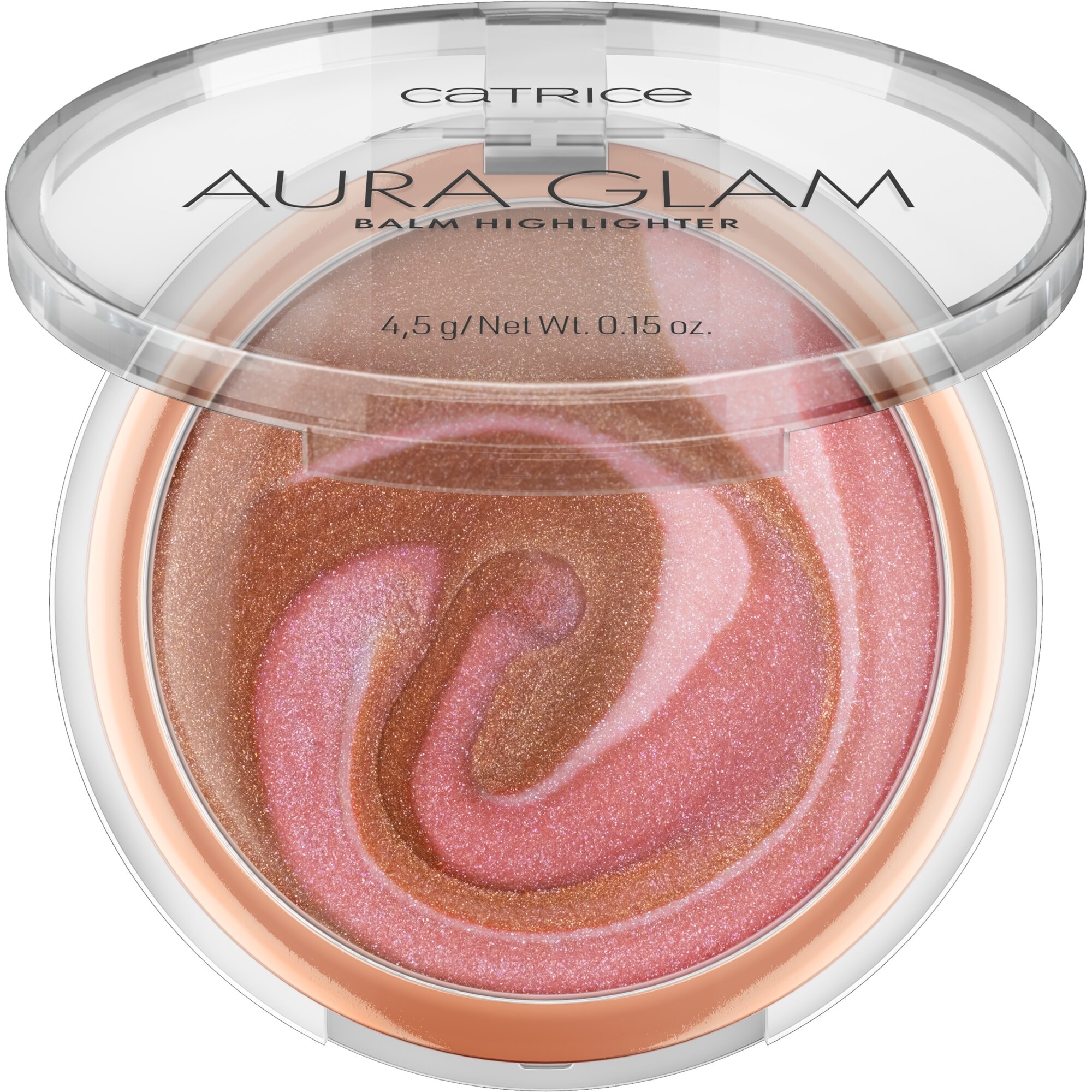 Catrice Highlighter »Aura Glam Balm Highlighter«, Leichte, cremige Textur, die sanft mit der Haut verschmilzt