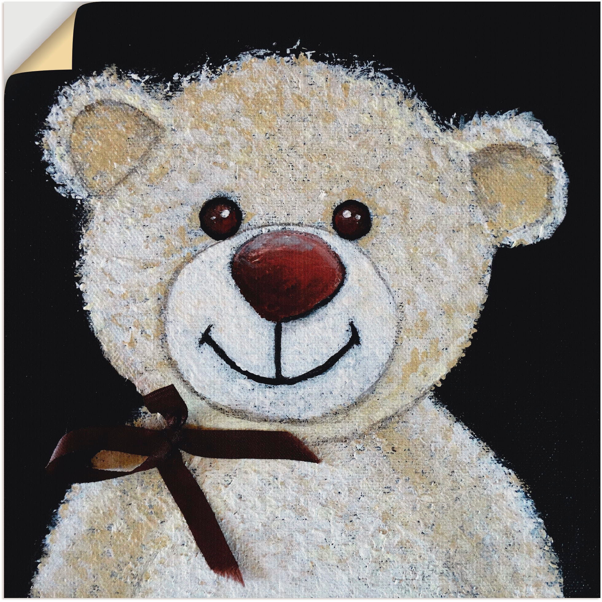 Artland Wandfolie "Teddybär", Spielzeuge, (1 St.), selbstklebend