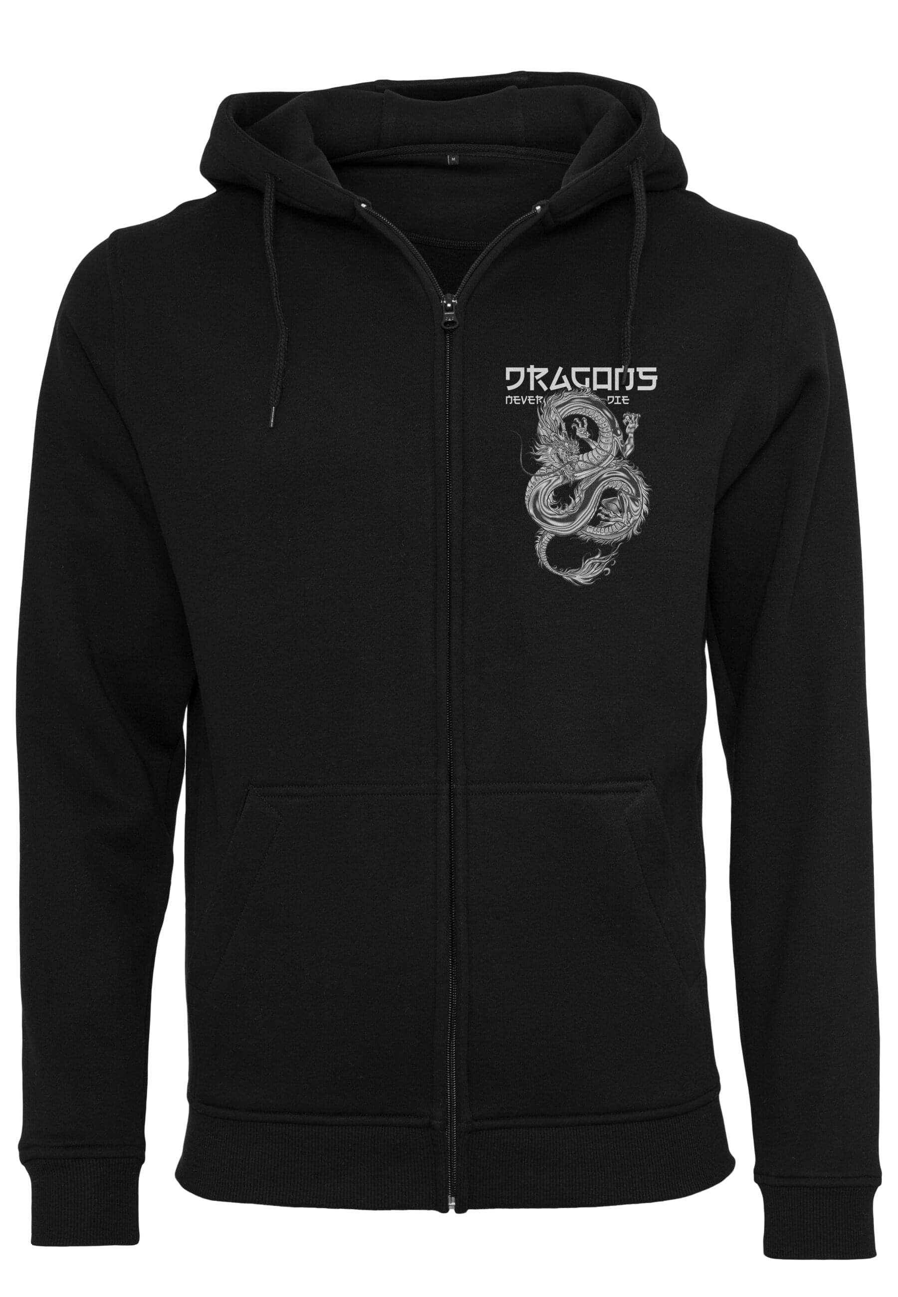 MisterTee Sweatjacke »MisterTee Herren Dragons Never Die Heavy Zip Hoody«