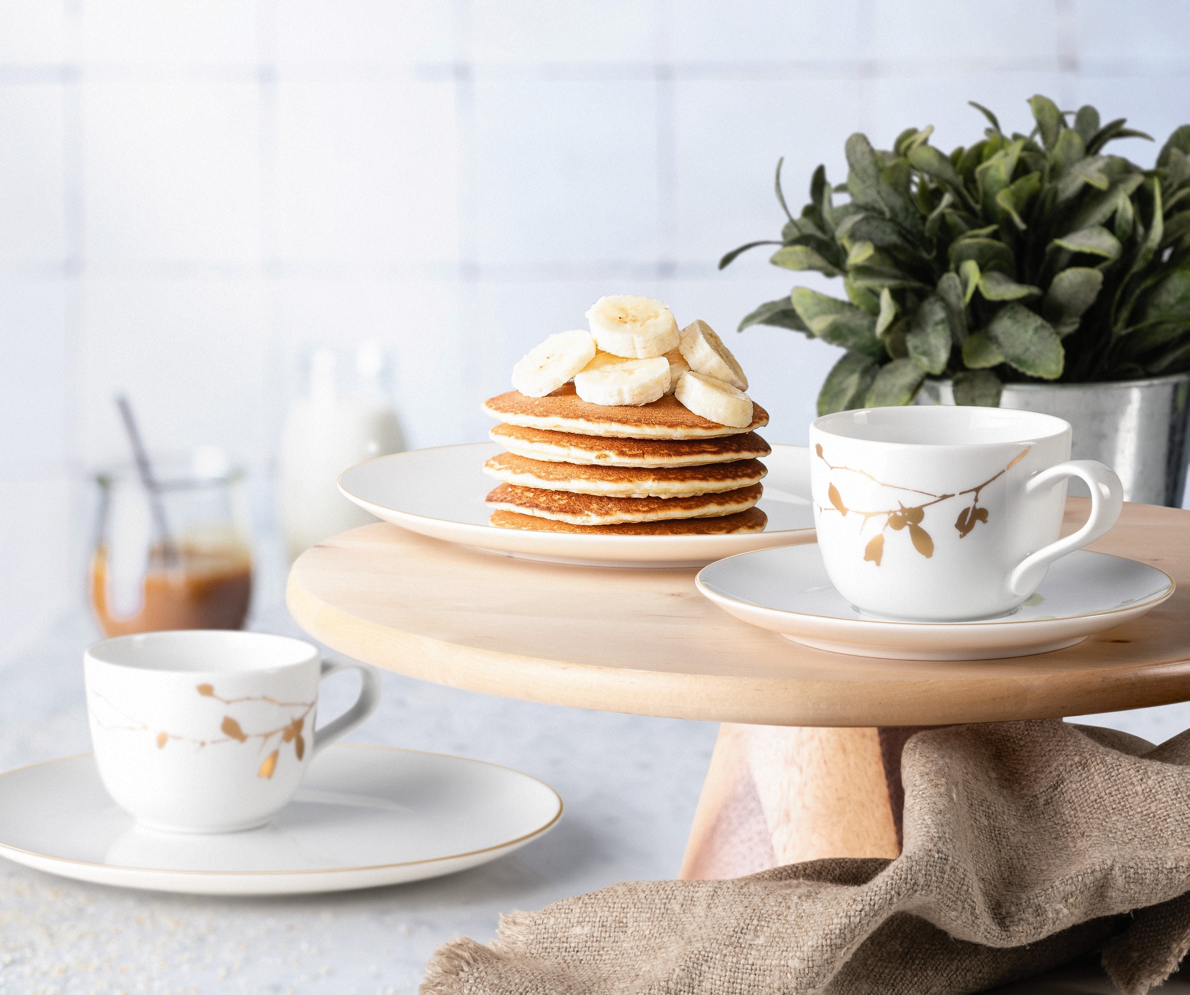 Seltmann Weiden Kaffeeservice "Geschirr-Set, 18 Teile, Liberty Golden Rose günstig online kaufen