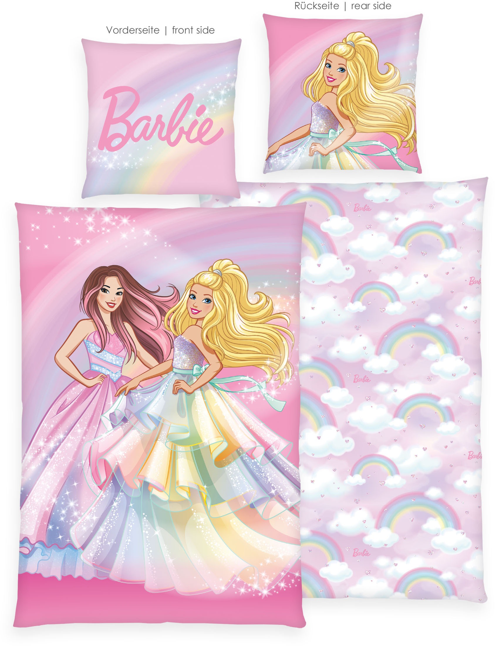 Thumbnail - Barbie Bettwäsche "Barbie" 2 Stk. Wendebettwäsche