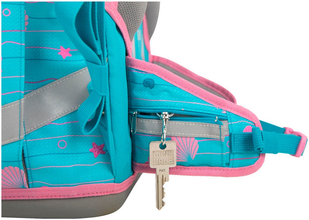 SCHOOL-MOOD® Schulranzen »Champion Maxx Pro«, retroreflektierende Flächen, mit LED-Patchy