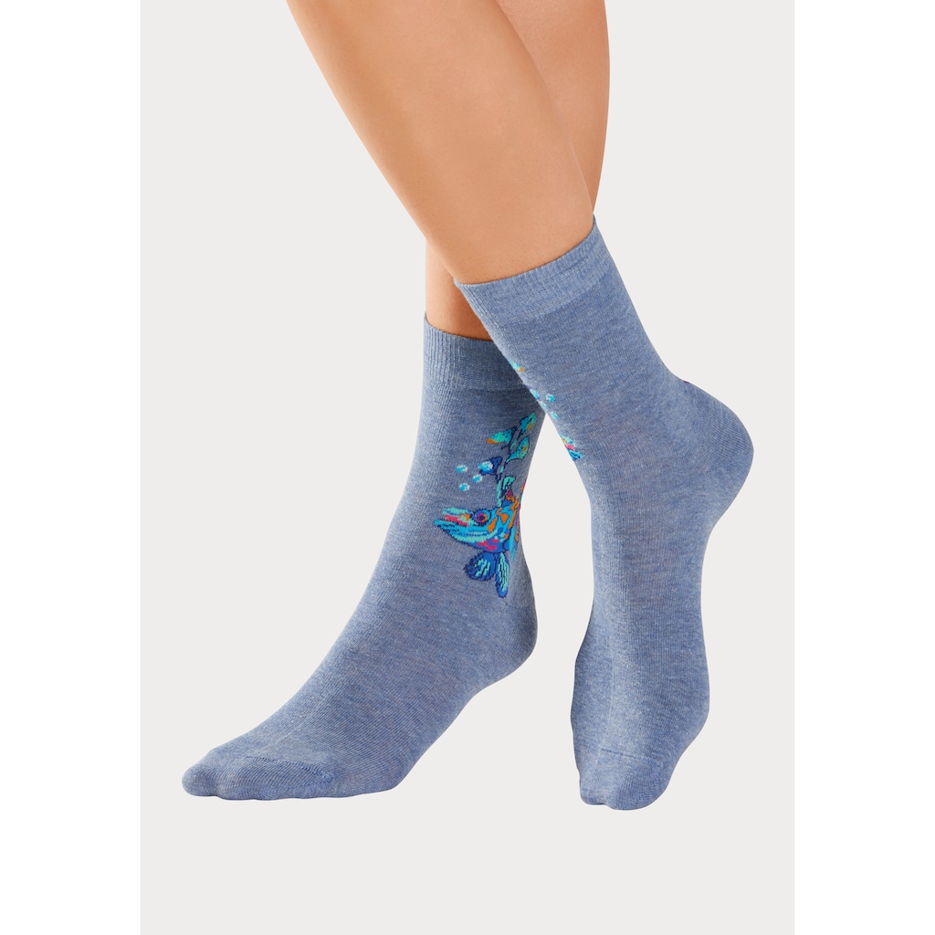 H.I.S Basicsocken, (Packung, 5 Paar)