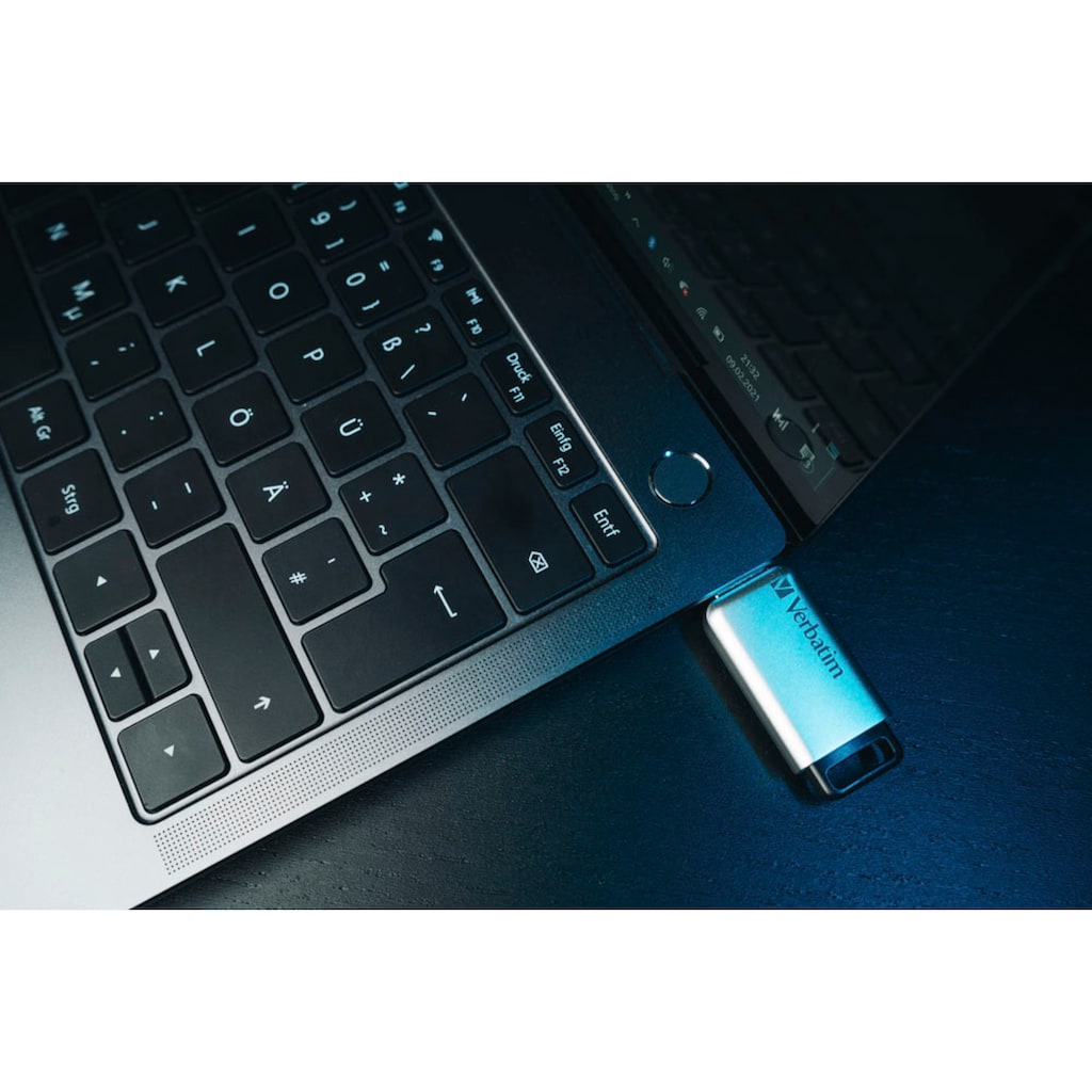Verbatim USB-Stick »Secure Pro 64GB«, (USB 3.2 Lesegeschwindigkeit 35 MB/s)