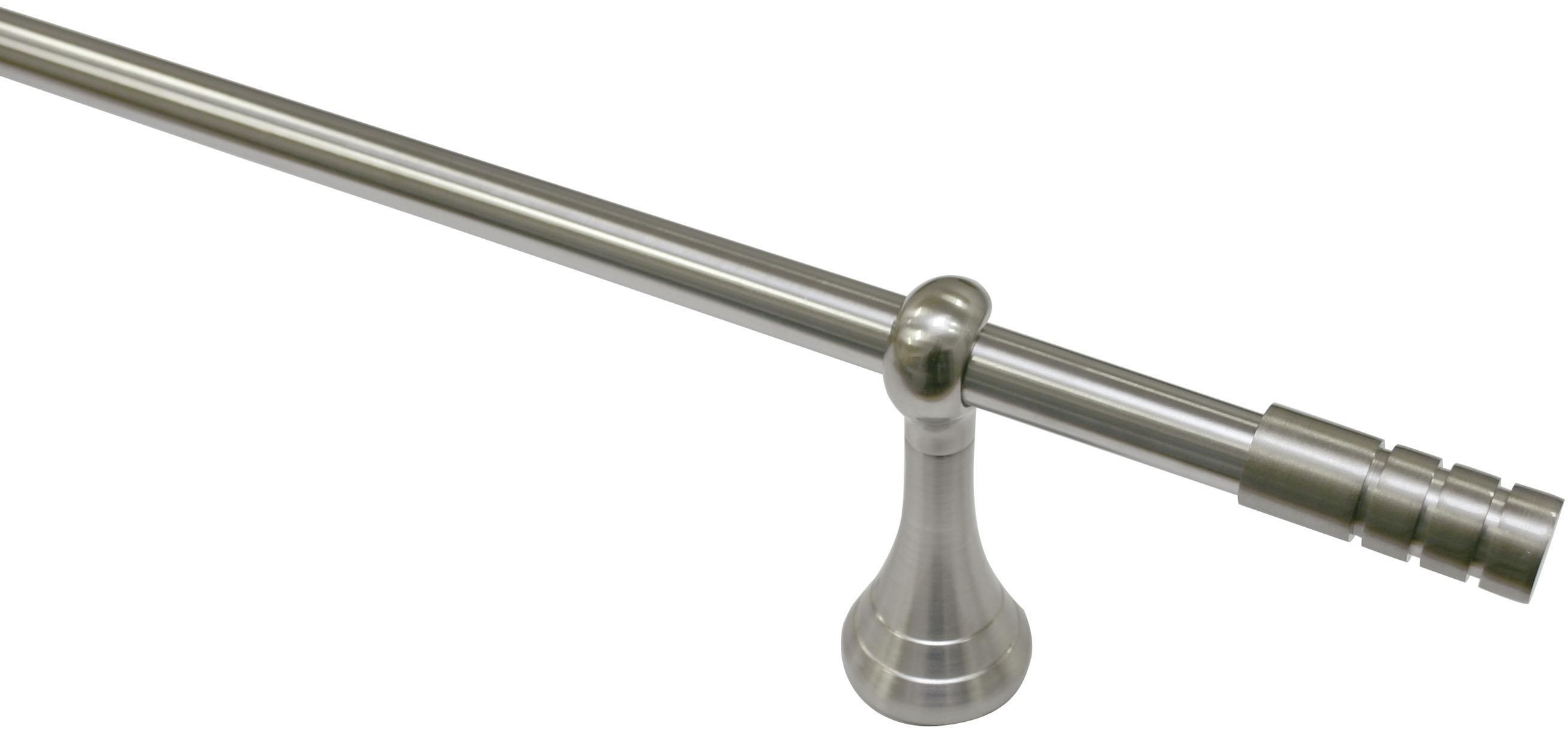 GARDINIA Gardinenstange "Set Metall" Ø 19 mm 1 läufig-läufig Fixmaß 1-Lauf günstig online kaufen