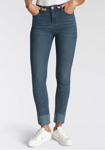 7/8-Jeans, Glitzer-Details  NEUE KOLLEKTION