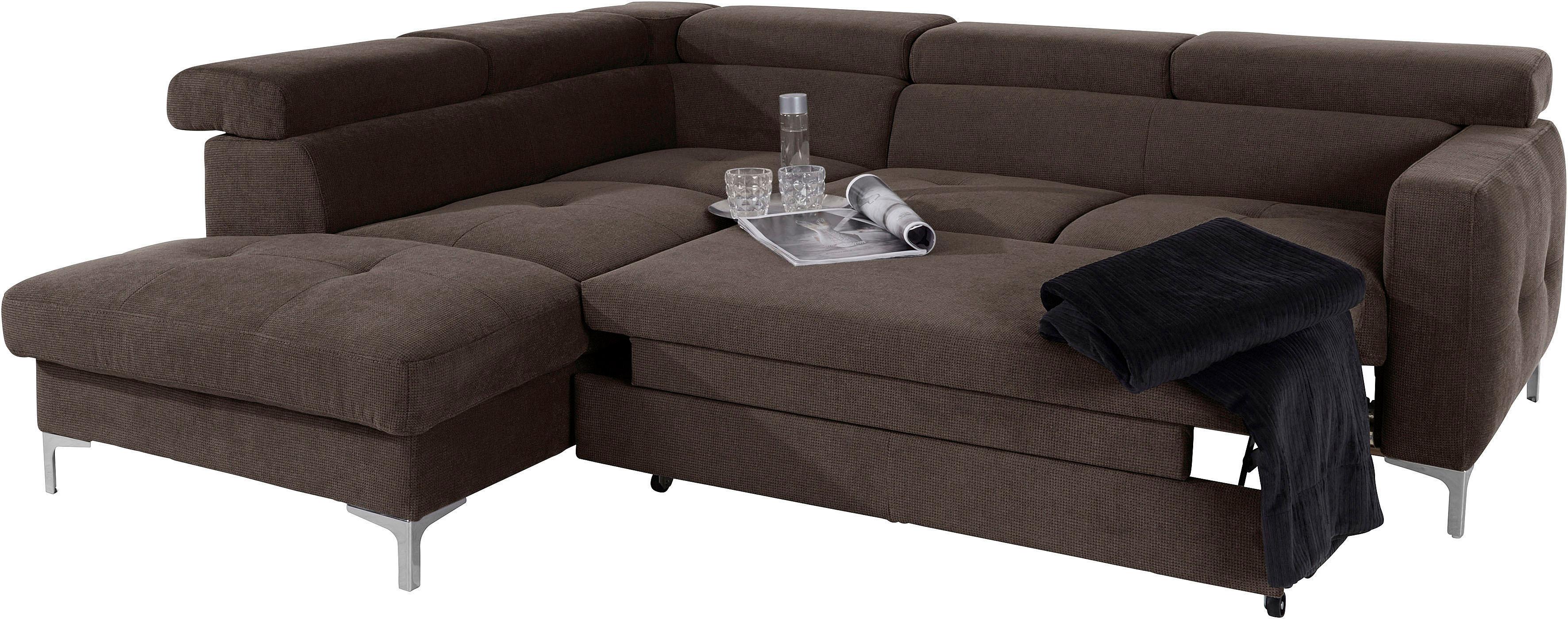 Thumbnail - COTTA Ecksofa "Sammy L-Form", mit Kopfteilverstellung, wahlweise mit Bettfunktion & Bettkasten