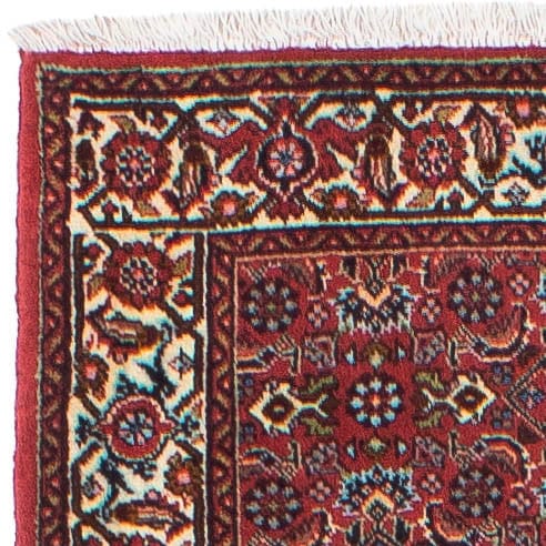 morgenland Orientteppich »Perser - Bidjar - 243 x 68 cm - hellrot«, rechteckig, Wohnzimmer, Handgeknüpft, Einzelstück mit Zertifikat