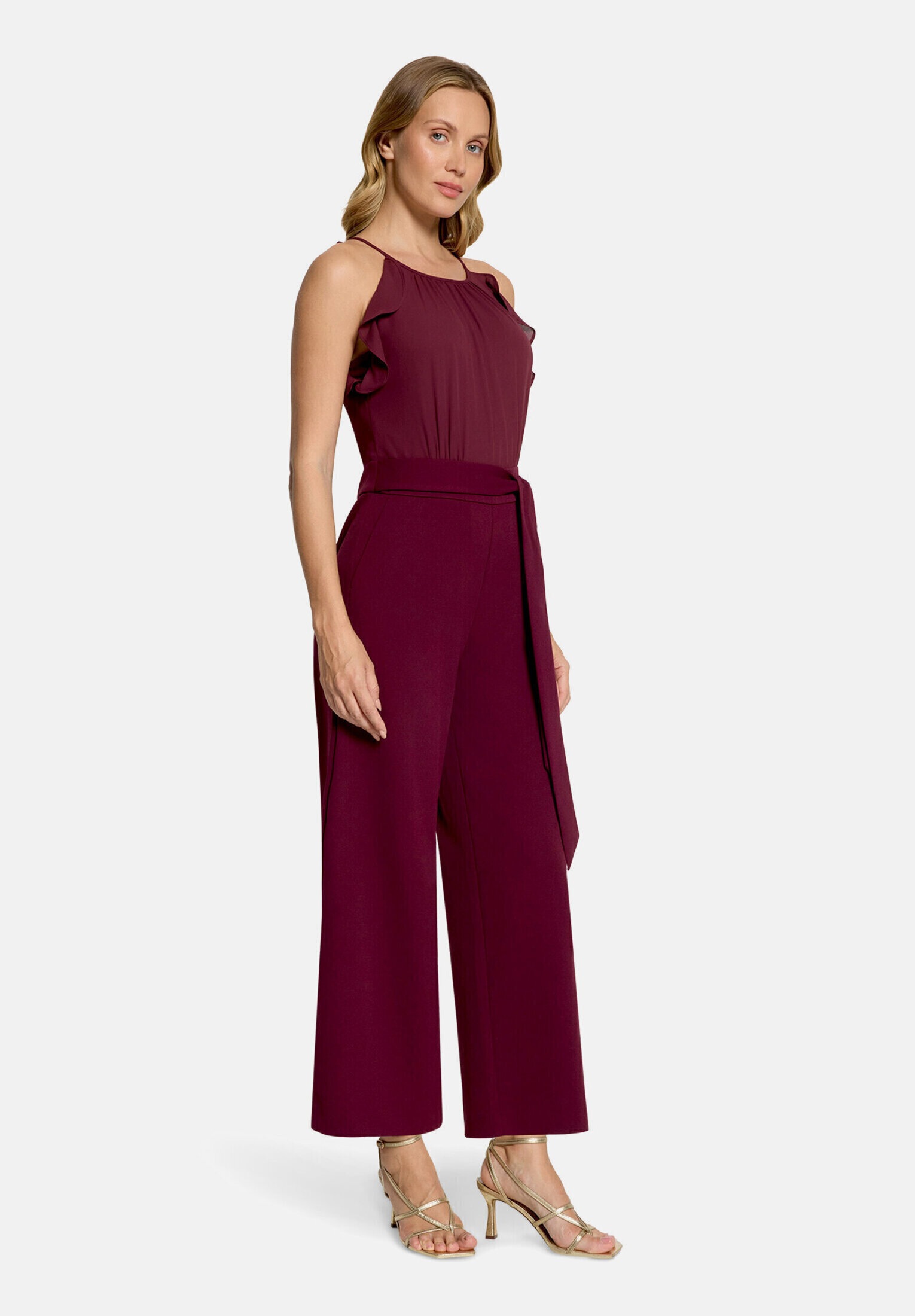Vera Mont Overall "Damen mit Volant und Bindegürtel" 1 Bindeband