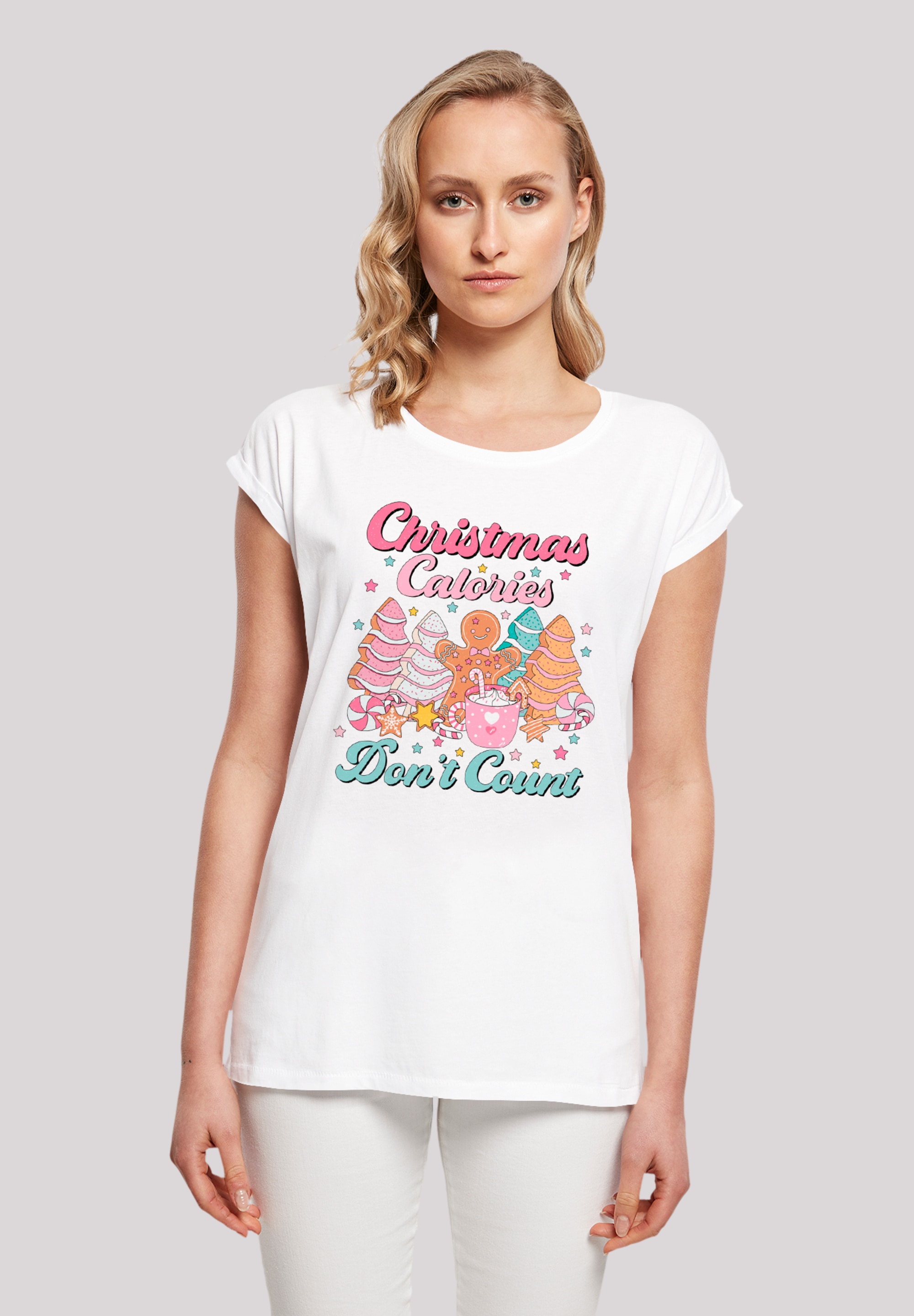 T-Shirt »Weihnachten Dont Count Candy«, Premium Qualität, Weihnachts-Kollection