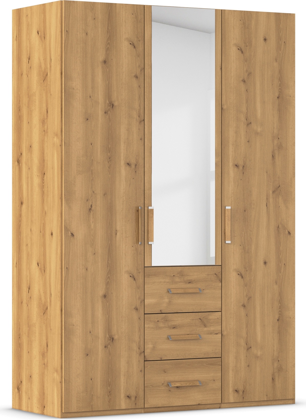 rauch Drehtürenschrank "Kleiderschrank Schrank Garderobe Schlafzimmerschrank EVELYN" in 2 Höhen 197 oder 210 cm erhältlich, inkl. SOFT-CLOSE-FUNKTION, in elegantem Stil mit Schubladen 3 Breiten und 2 Höhen MADE IN GERMANY