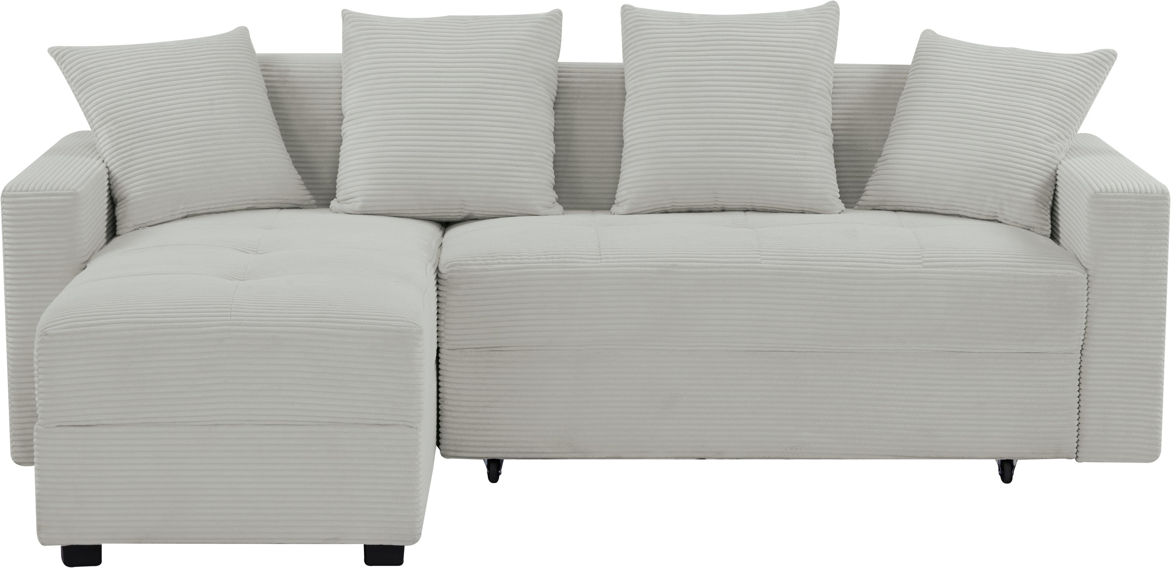 Ecksofa "KILLAM, 217 cm, L-Form, mit Schlaffunktion u. Bettkasten" Schlaffu günstig online kaufen