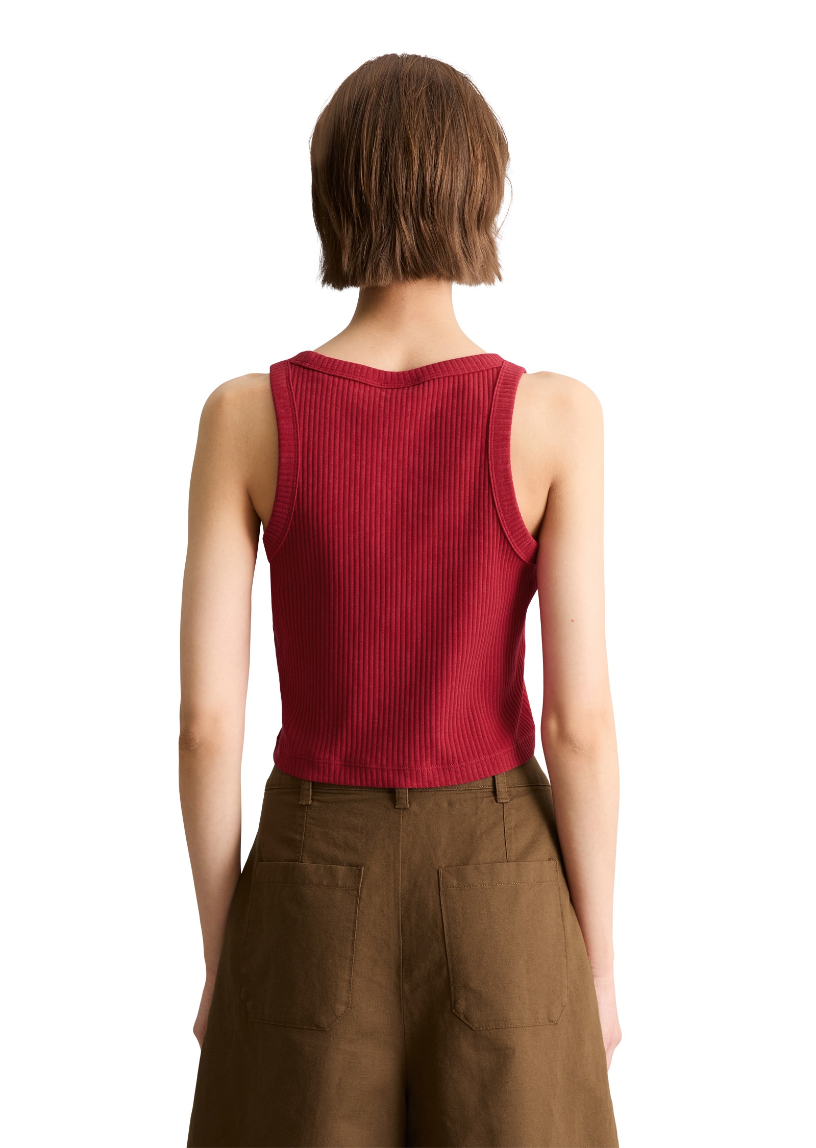 Marc OPolo DENIM Tanktop slim cropped aus Stretch-Jersey günstig online kaufen