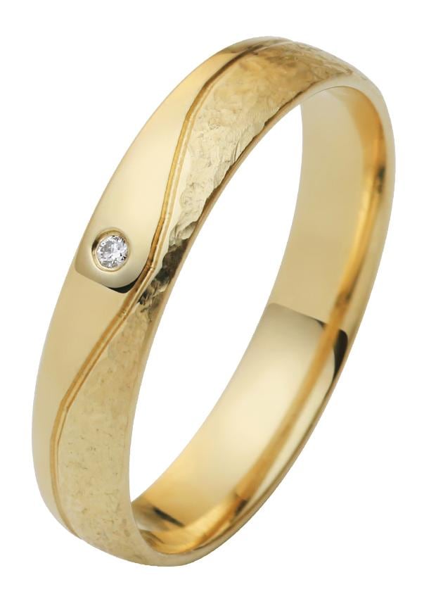 Firetti Trauring »Schmuck Geschenk Gold 750 Hochzeit Ehering "LIEBE"«, Made in Germany, wahlweise mit oder ohne Brillant