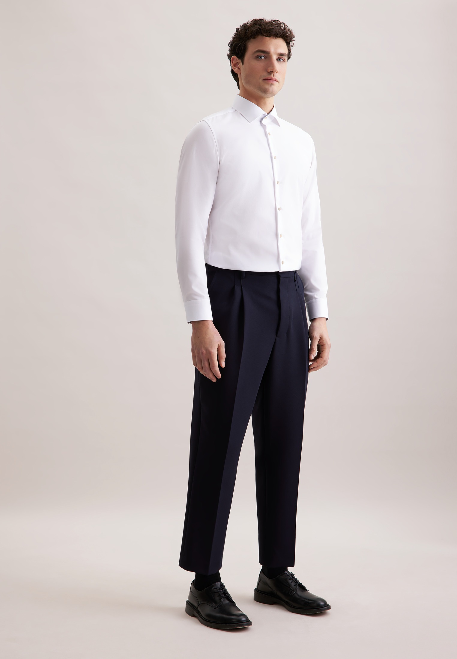 seidensticker Businesshemd »Schwarze Rose« Slim 1/1 Kentkragen Uni