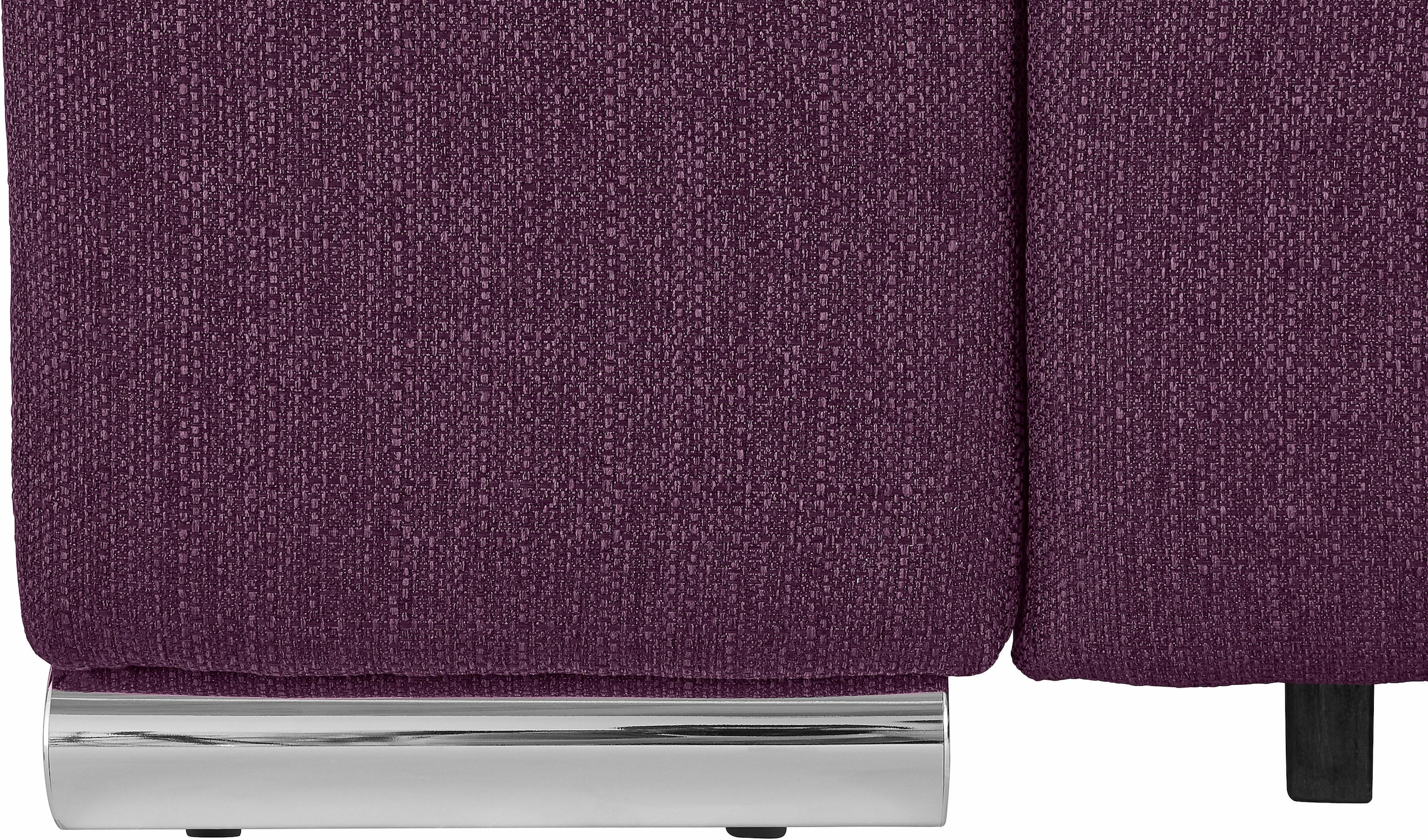 exxpo - sofa fashion Ecksofa »Elias, aktuelle Kreuzsteppung im Sitz, bequem, L-Form«, mit Kopf- bzw. Rückenverstellung, wahlweise mit Bettfunktion