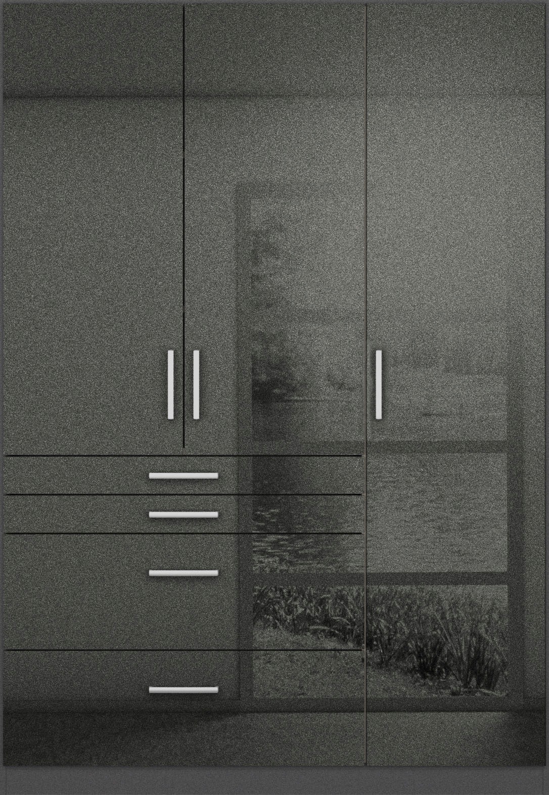 rauch Schrank-Set »Kleiderschrank Schrank Garderobe Garderobenschrank Eckschrank HOMBURG«, viel Stauraum, oberer Schubkasten mit Einteilung MADE IN GERMANY