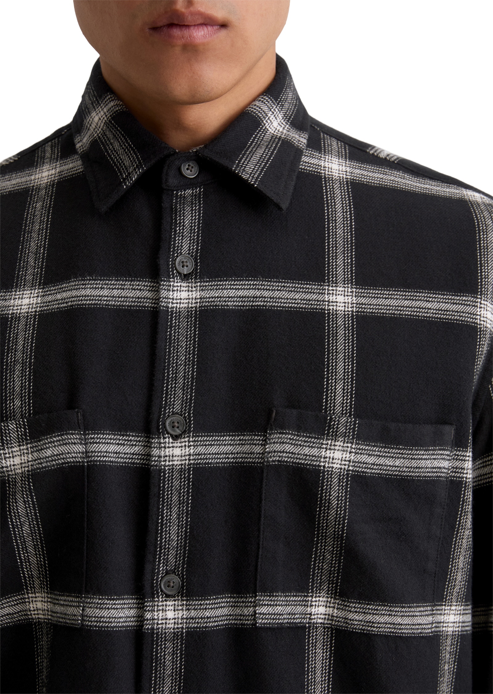 Marc O'Polo Langarmhemd »aus weichem Bio-Baumwoll-Twill«