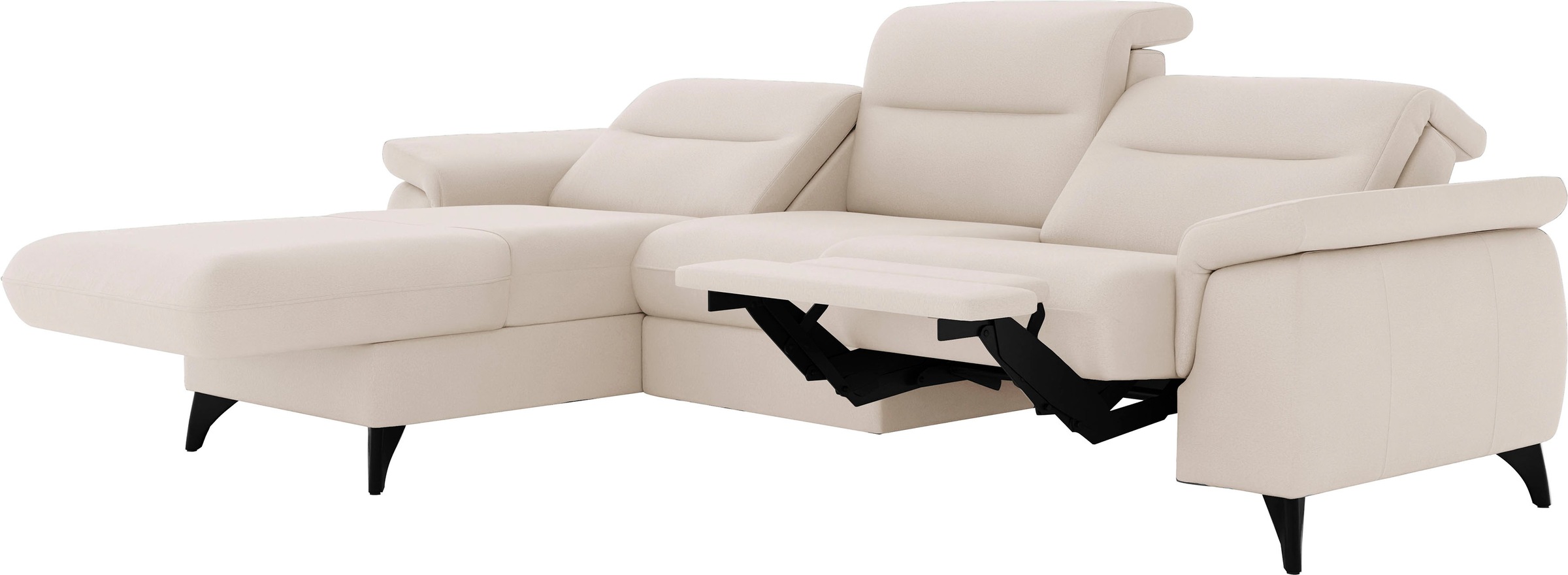 sit&more Ecksofa »Astoria L-Form«, wahlweise mit motorischer Relaxfunktion
