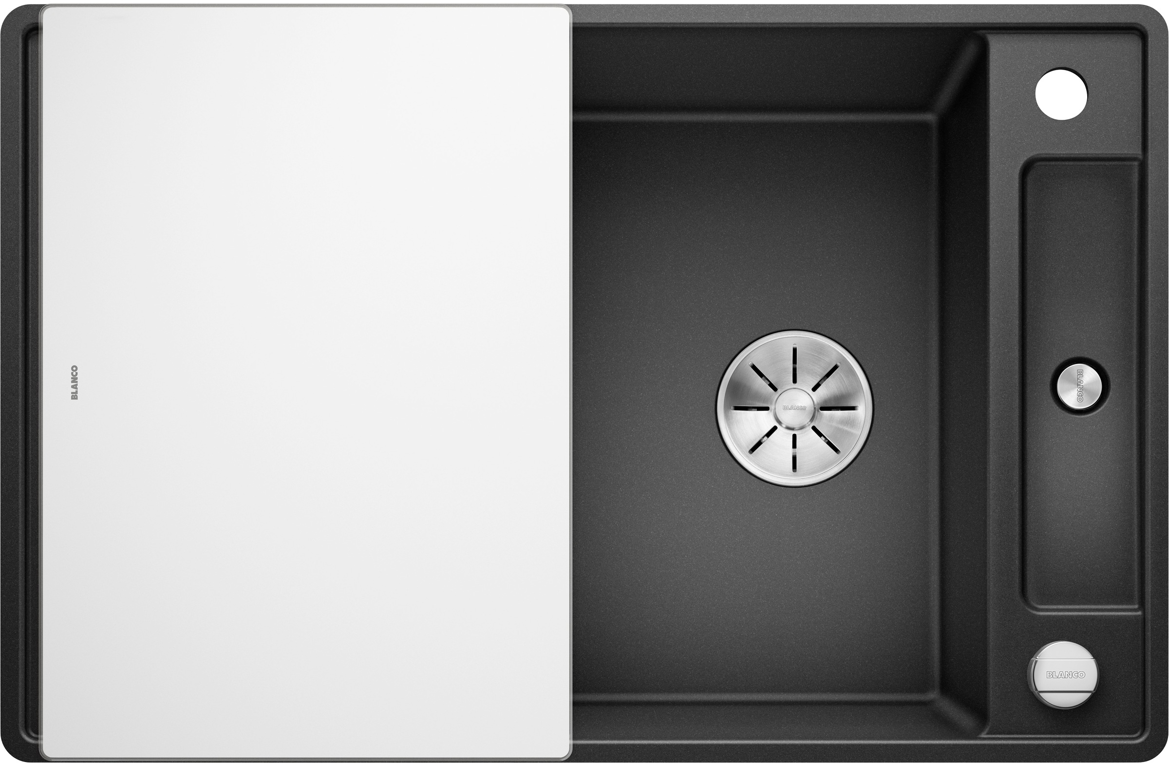 Thumbnail - Blanco Granitspüle "AXIA III 45 S-F" 1 Stk. tlg. inklusive gratis Glasschneidebrett