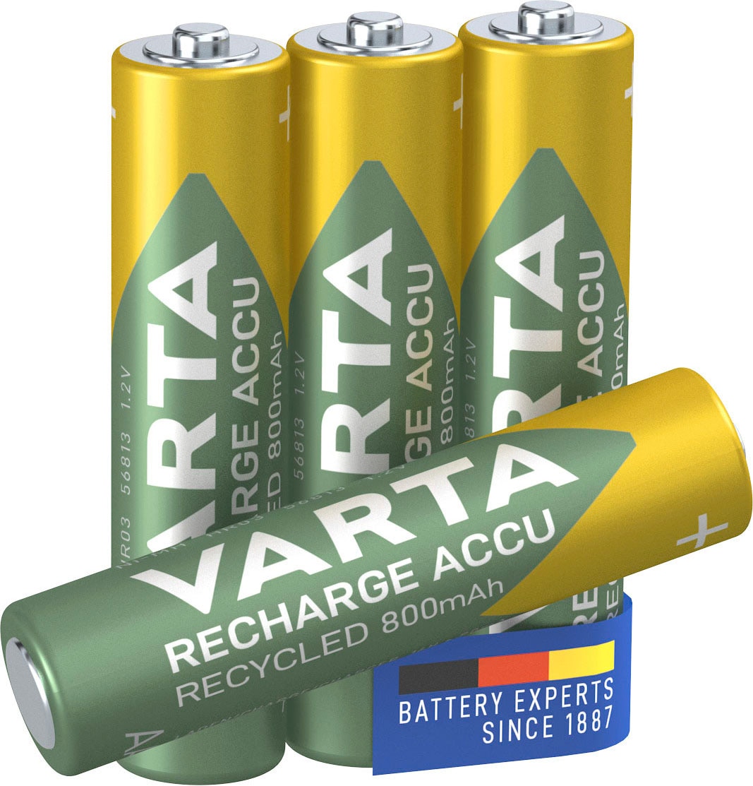 wiederaufladbare Batterien »wiederauflaudbare Akkus«, 1,2 V, (Packung, 4 St.), VARTA...