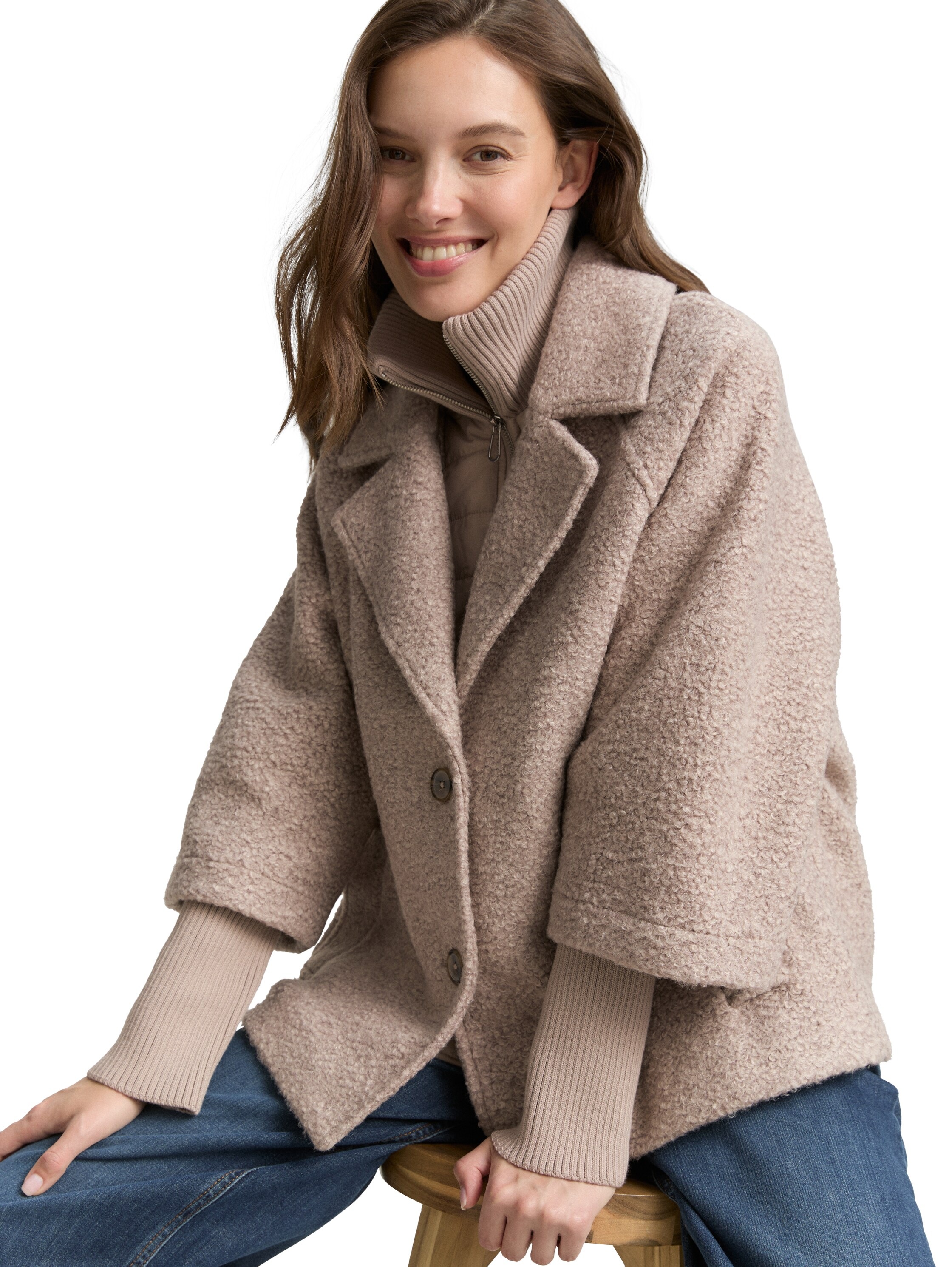 TOM TAILOR Outdoorjacke, im 2-in-1-Look günstig online kaufen