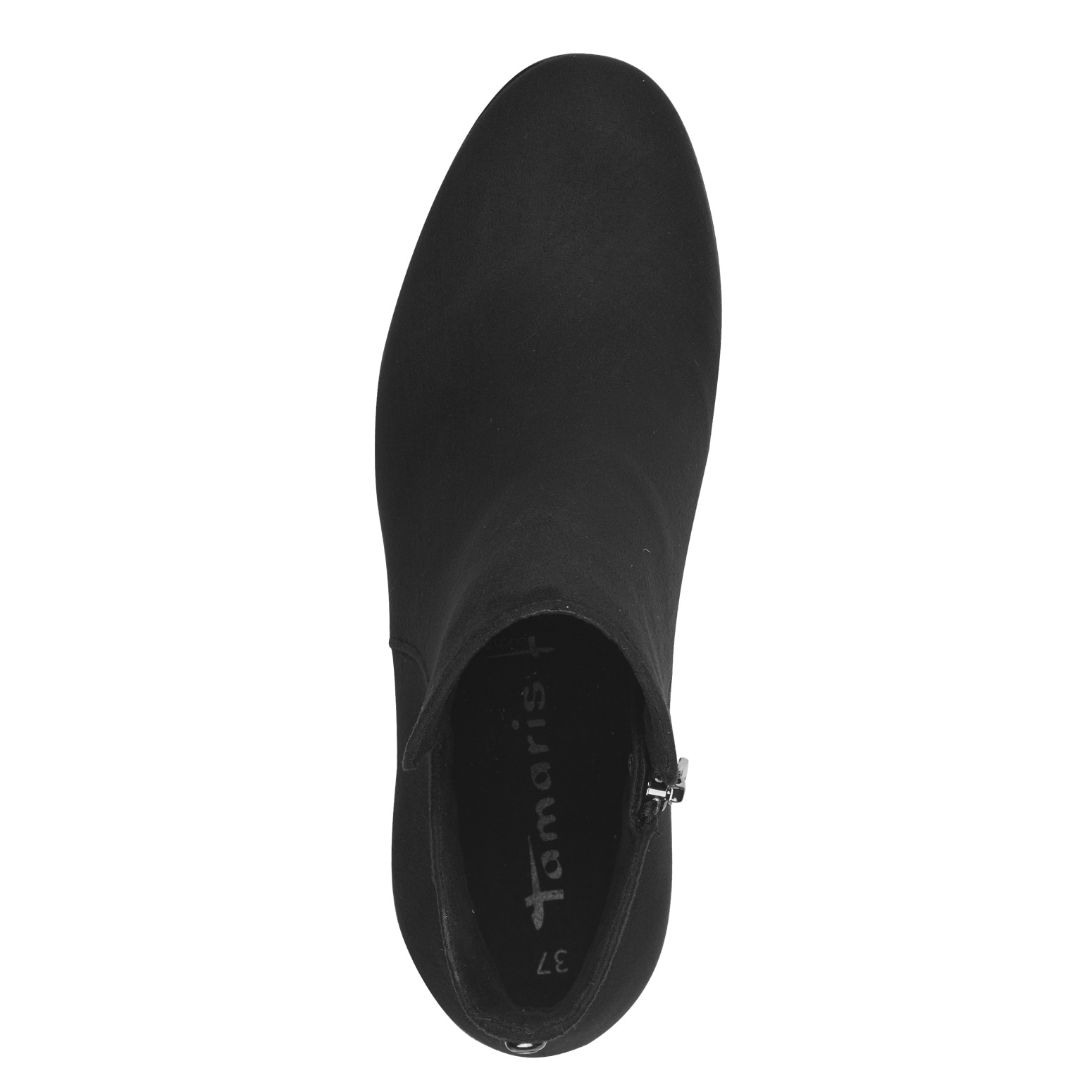 Tamaris Stiefelette, Blockabsatz, Basicstiefelette in veganer Verarbeitung, schmale Form