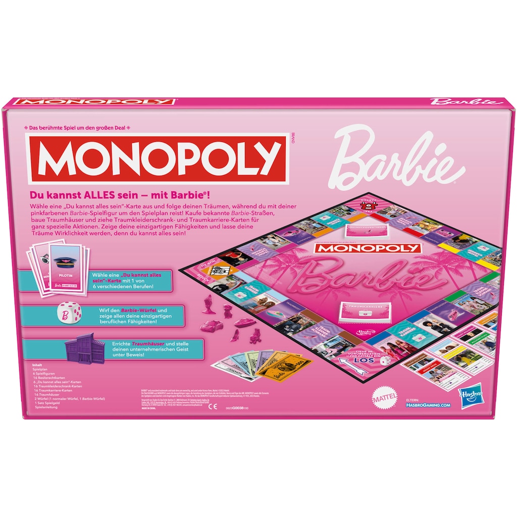 Hasbro Spiel »Hasbro Gaming, Monopoly, Barbie«