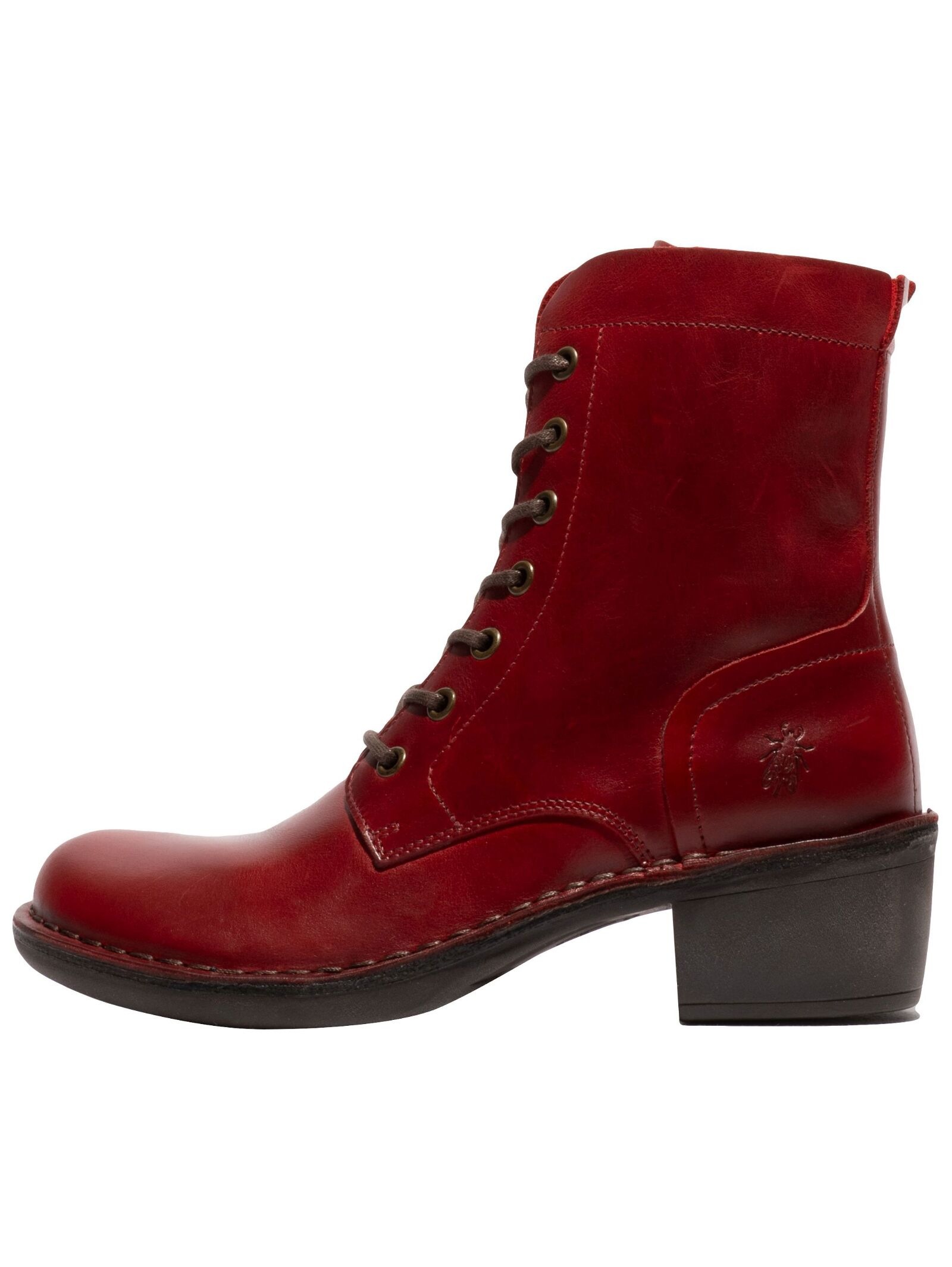 Fly London Schnürstiefelette "Fly London Stiefelette Leder" günstig online kaufen
