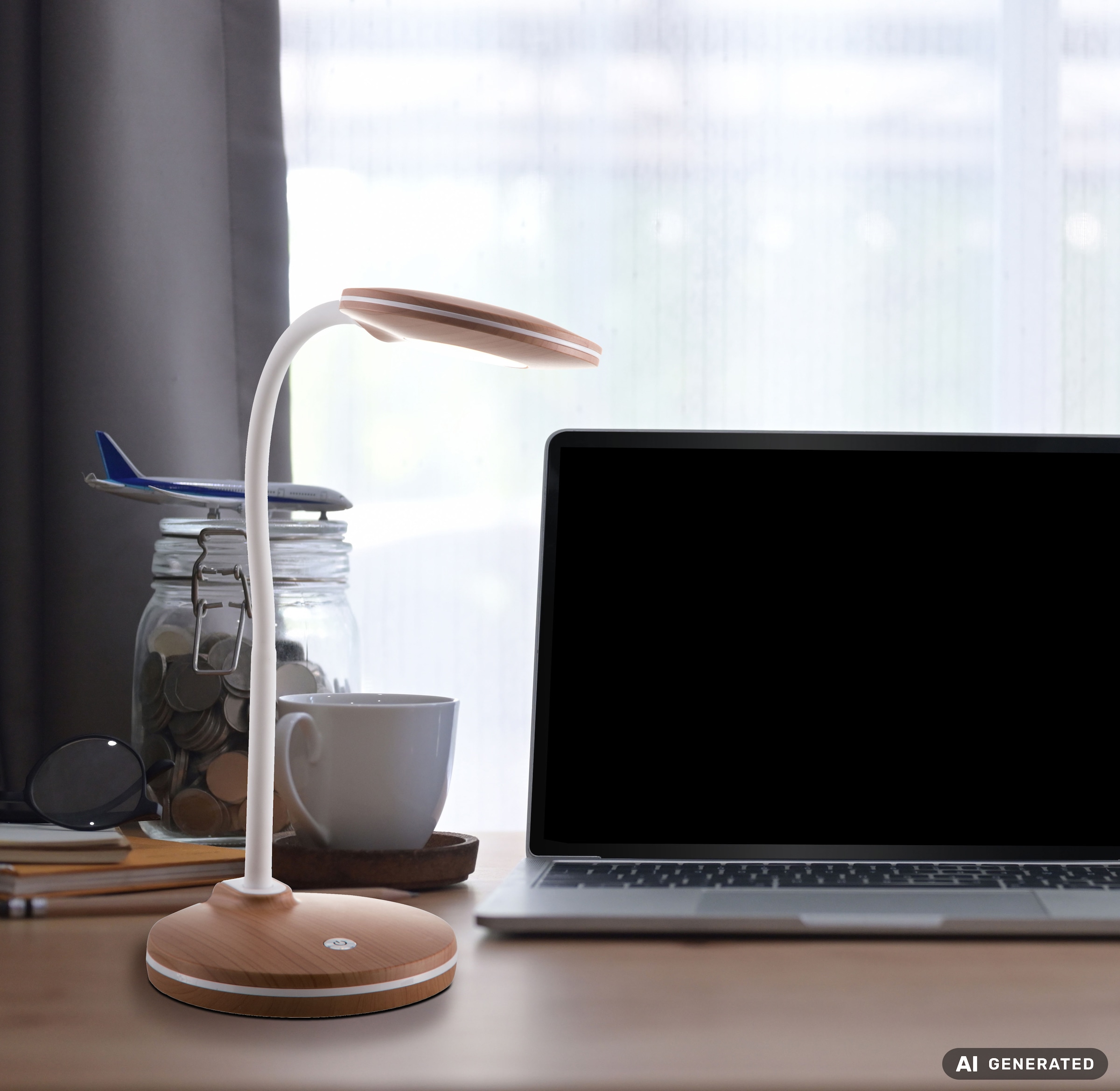 NOWA Tischleuchte »CARMEN« LED-Modul 1 Stk. Touch-Dimmung