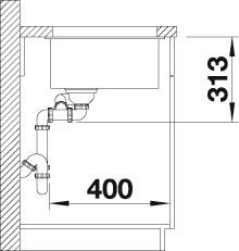 Blanco Granitspüle »SUBLINE 340/160-U«