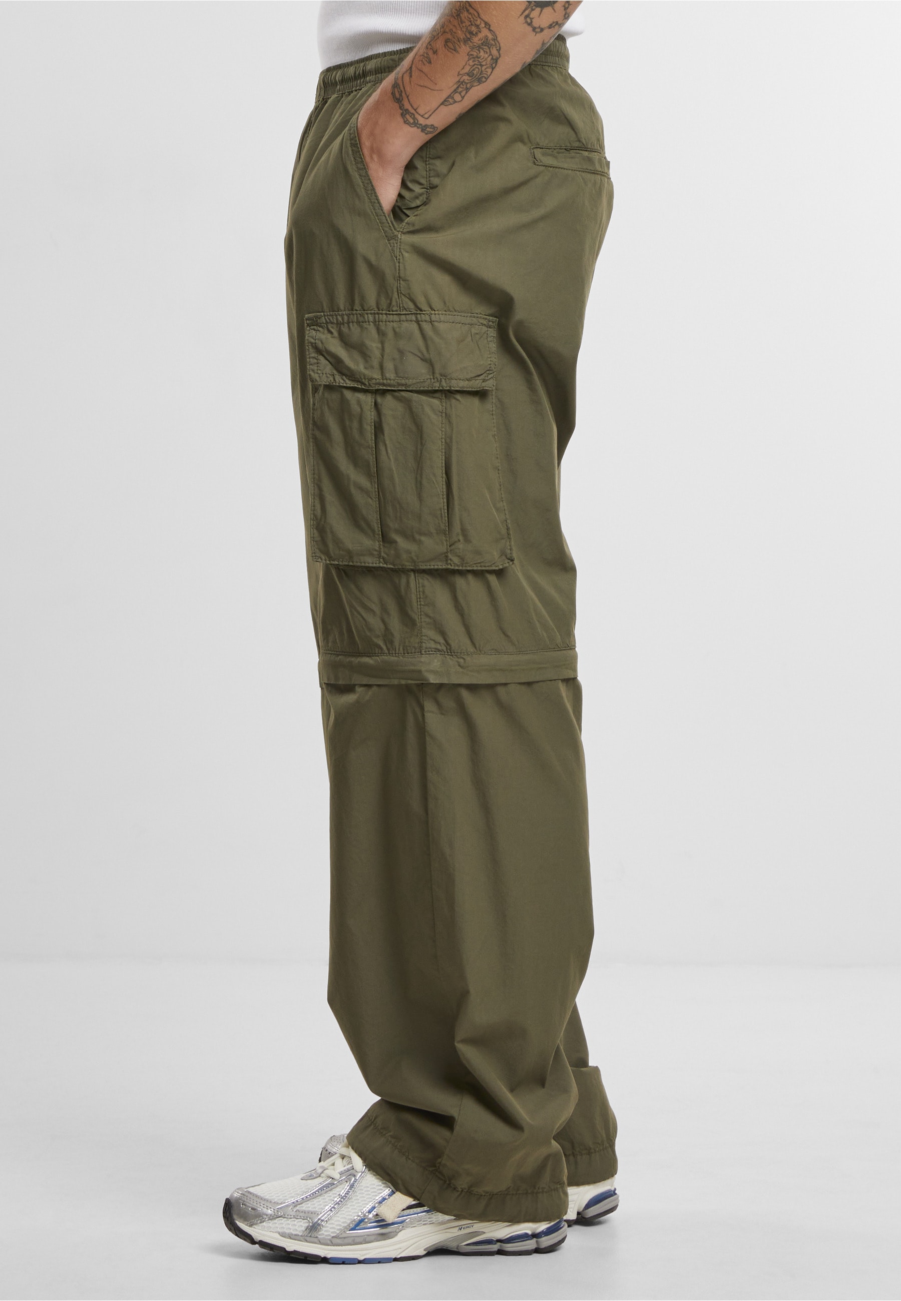 URBAN CLASSICS Cargohose »Urban Classics Herren Zip Away Pants«