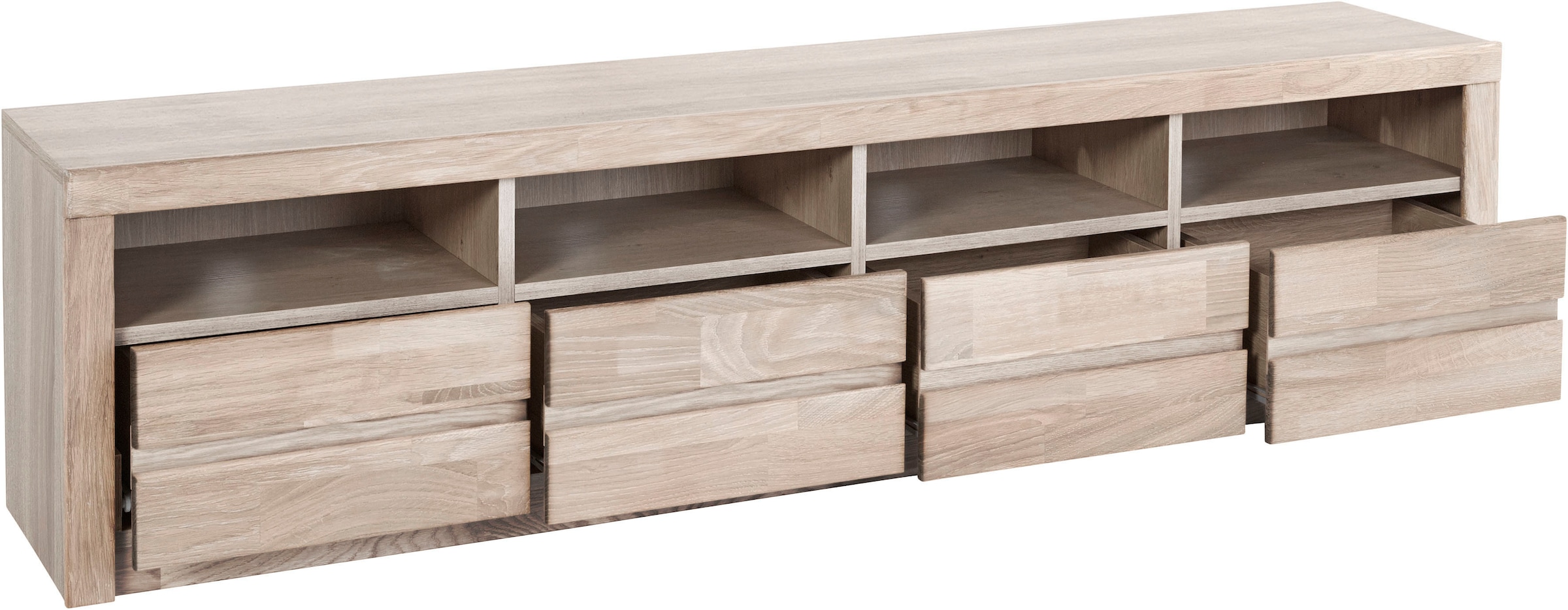 Home affaire Lowboard »Silkeborg«, schöne grifflose Optik,Breite 180 cm