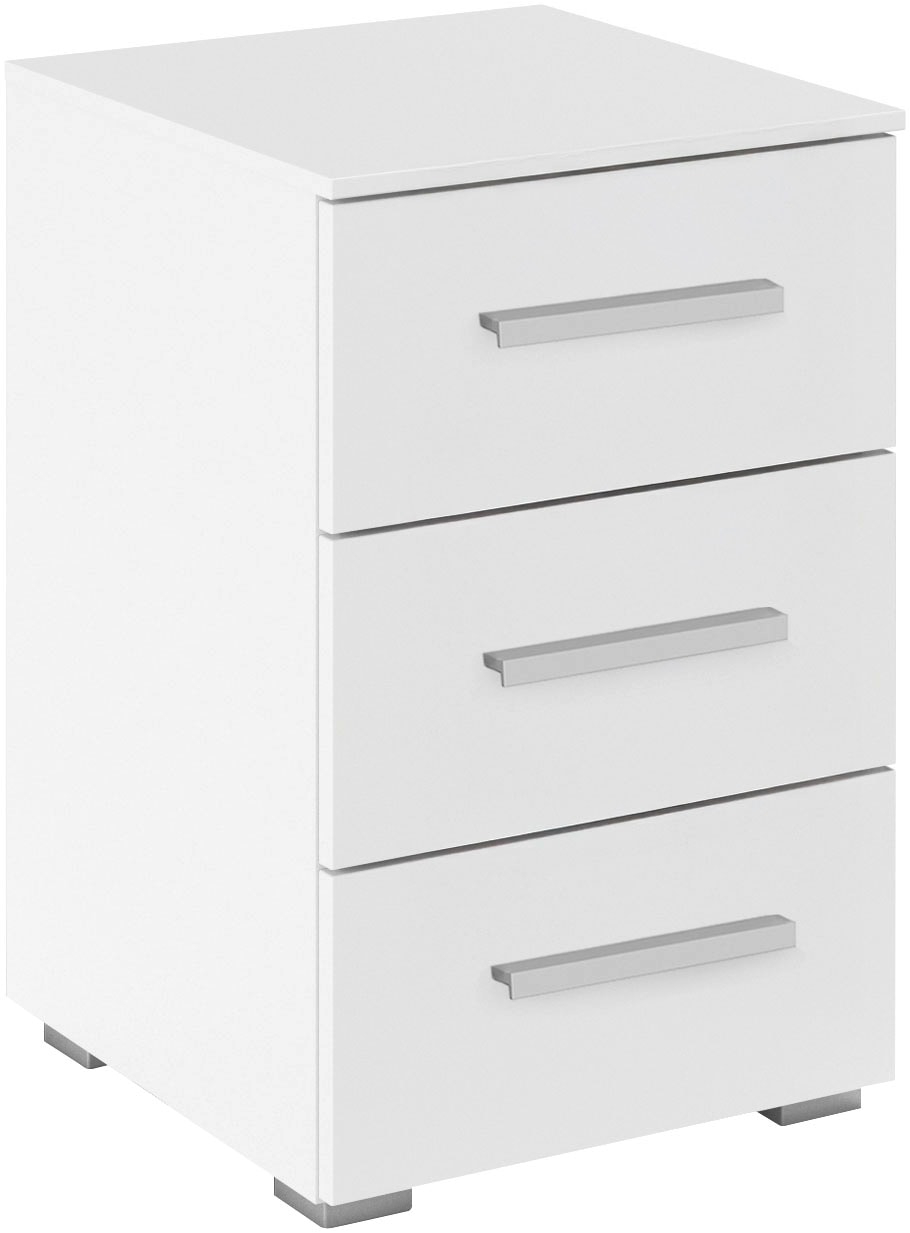 OTTO home Nachtkommode "Nachttisch Nachtschrank Schubladen Sideboard Schubladenkommode KOLUNA" Breite 40 cm mit moderner Dekorfront, mit 3 geräumigen Schubladen für viel Stauraum MADE IN GERMANY