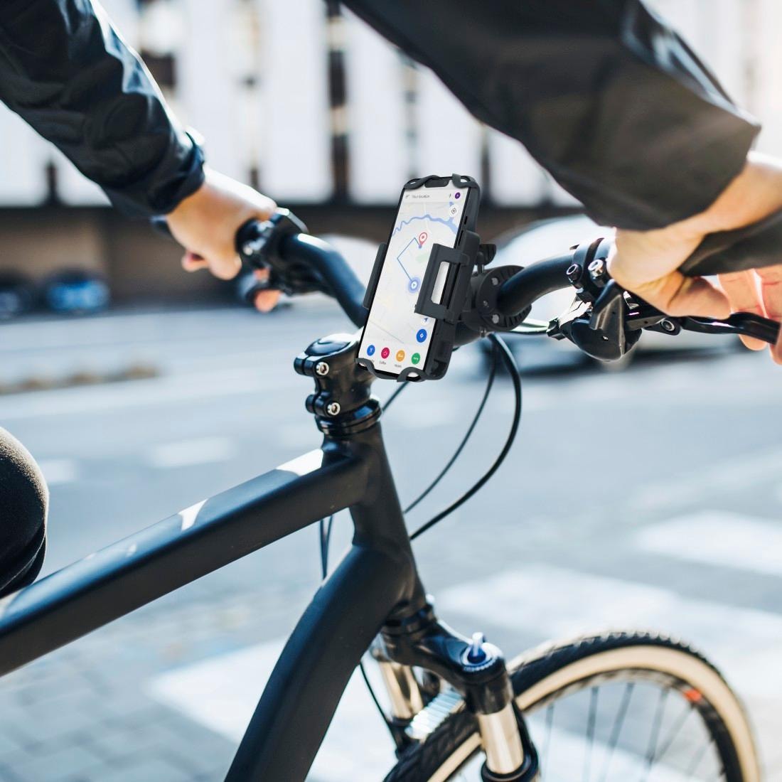 Hama Smartphone-Halterung »Fahrrad-Handyhalterung Strong 360 Grad drehbar univers. f. Smartphones«
